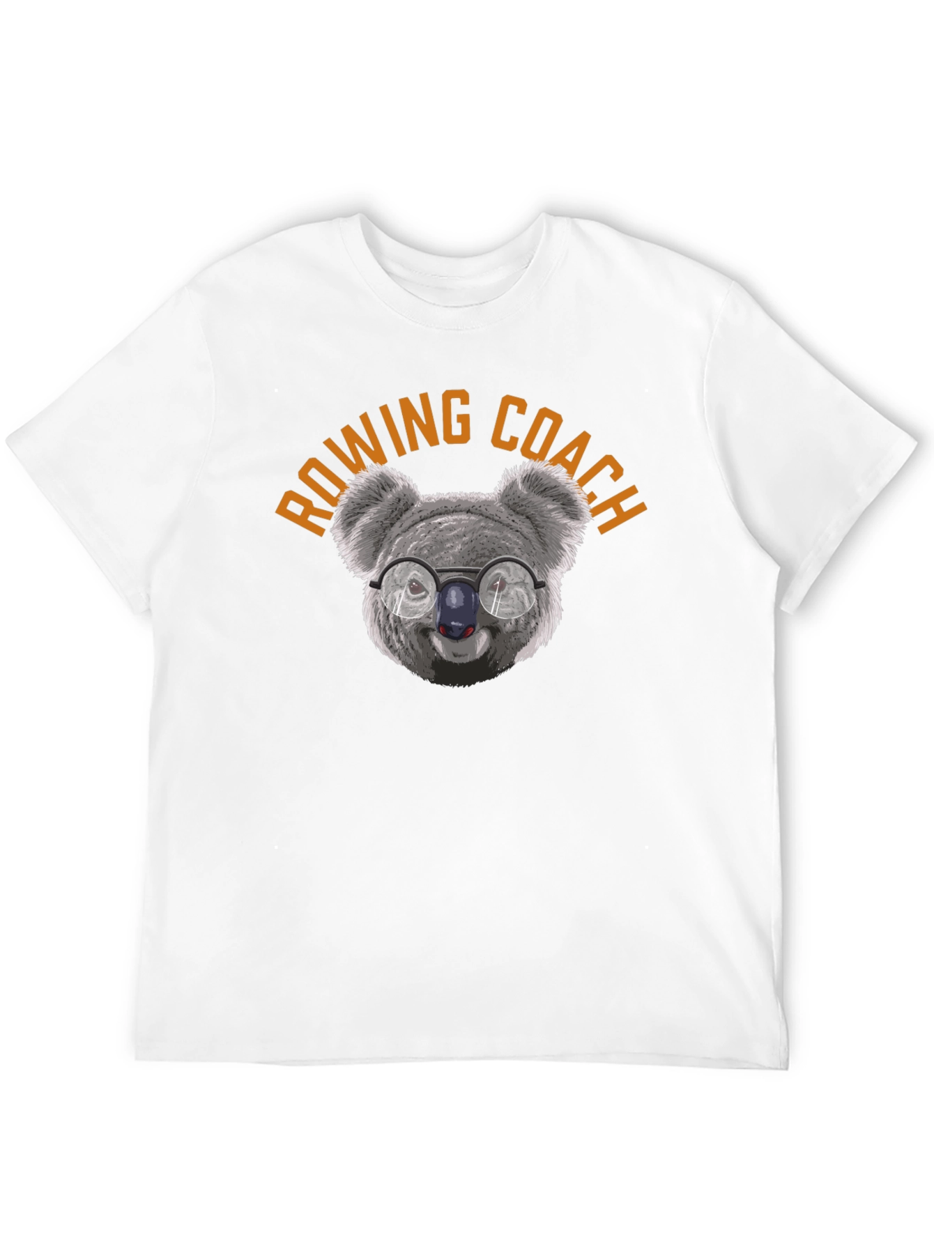 Black Rowing Coach Koala T-Shirt view 12