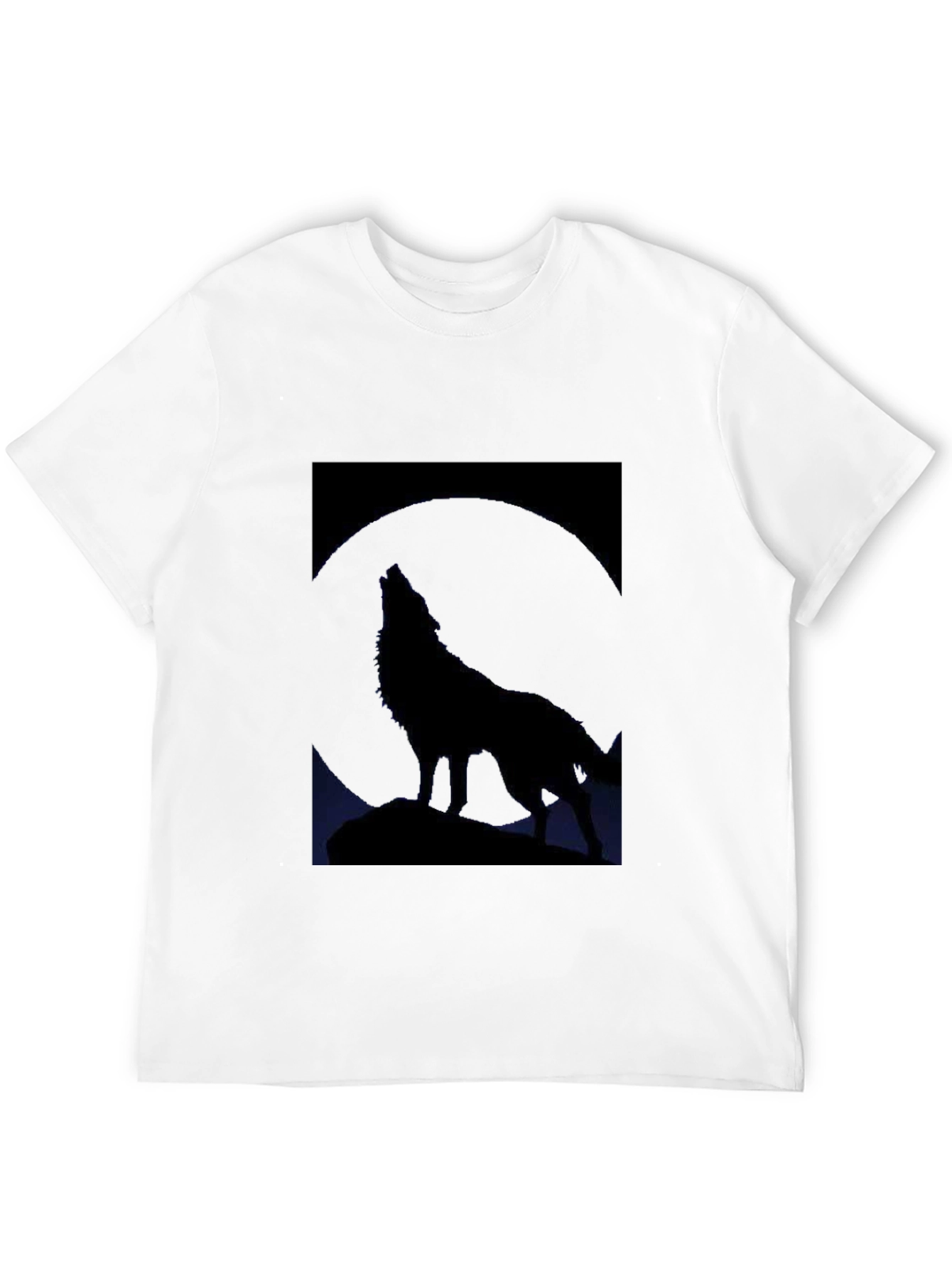 Black Wolf Moon Graphic Tee - Black view 12