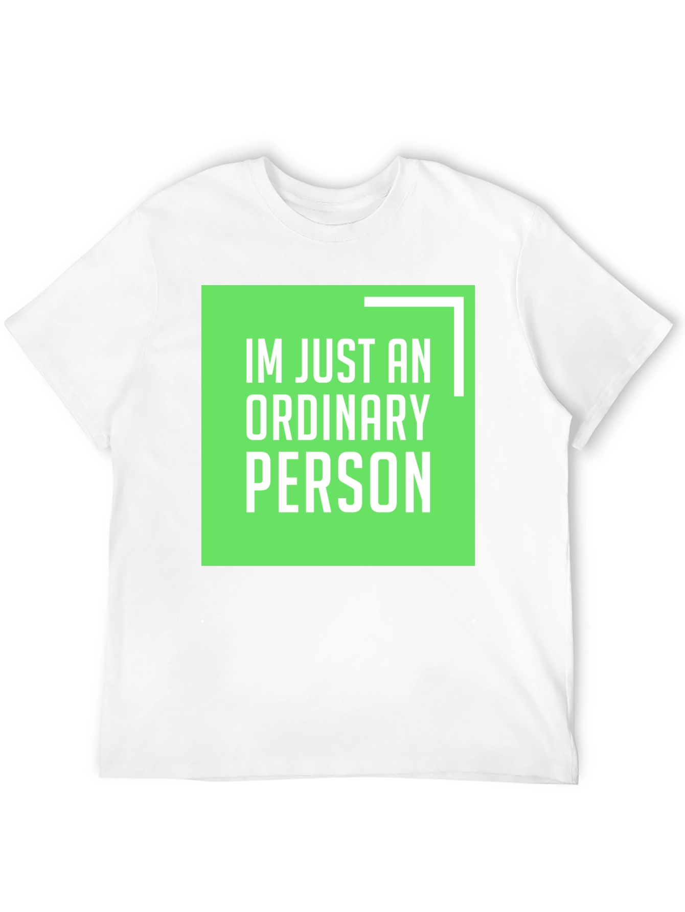 Black Ordinary Person Graphic Tee - Casual Style view 12