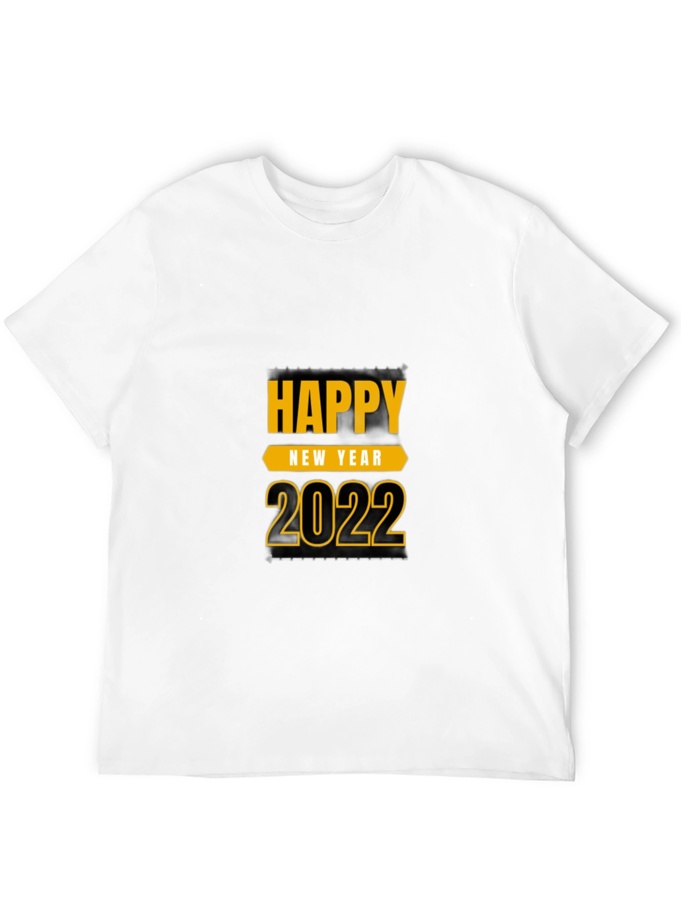 Black Happy New Year 2022 Black T-Shirt view 12