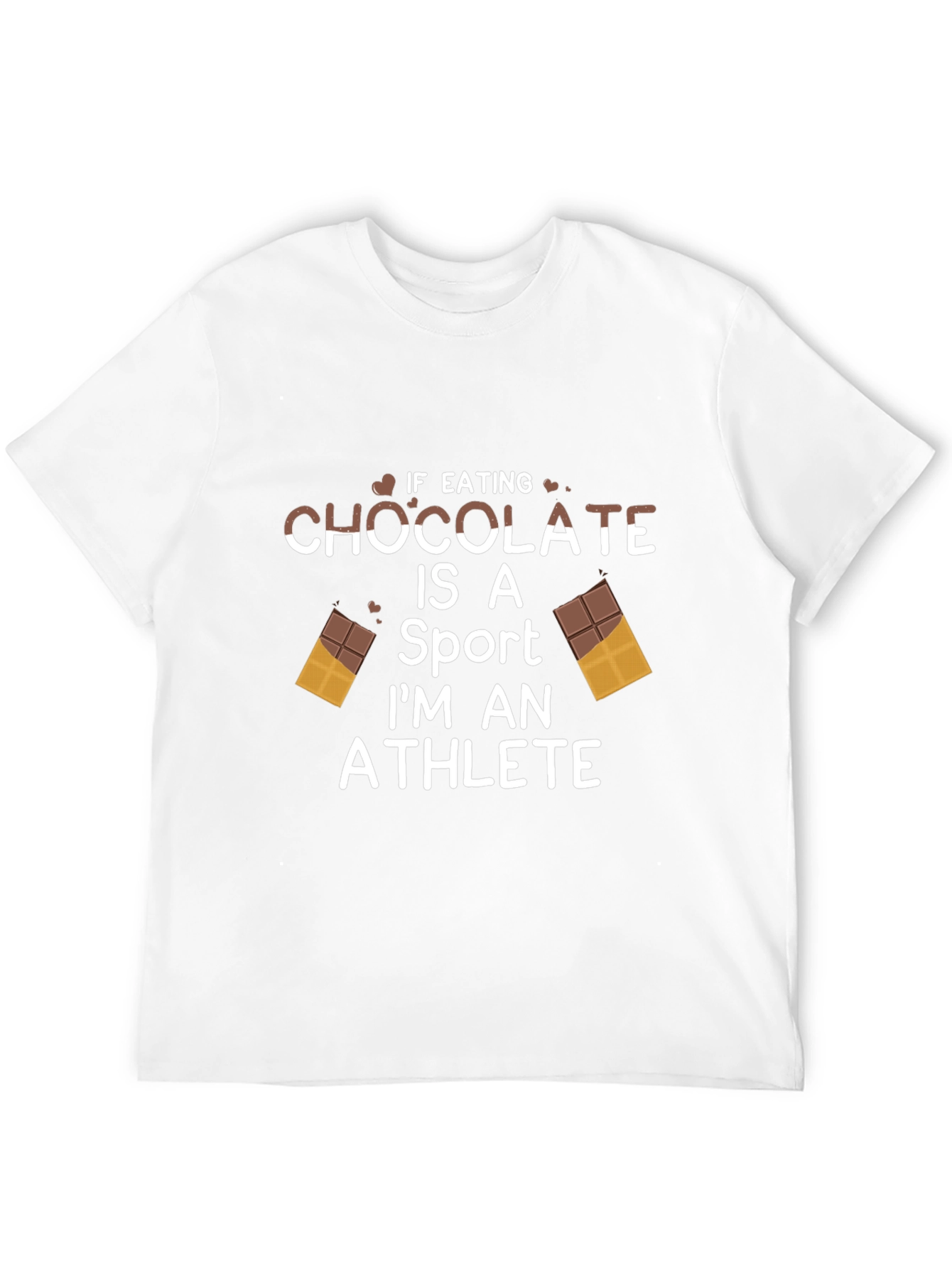 Black Chocolate Athlete T-Shirt Funny Foodie Tee view 12