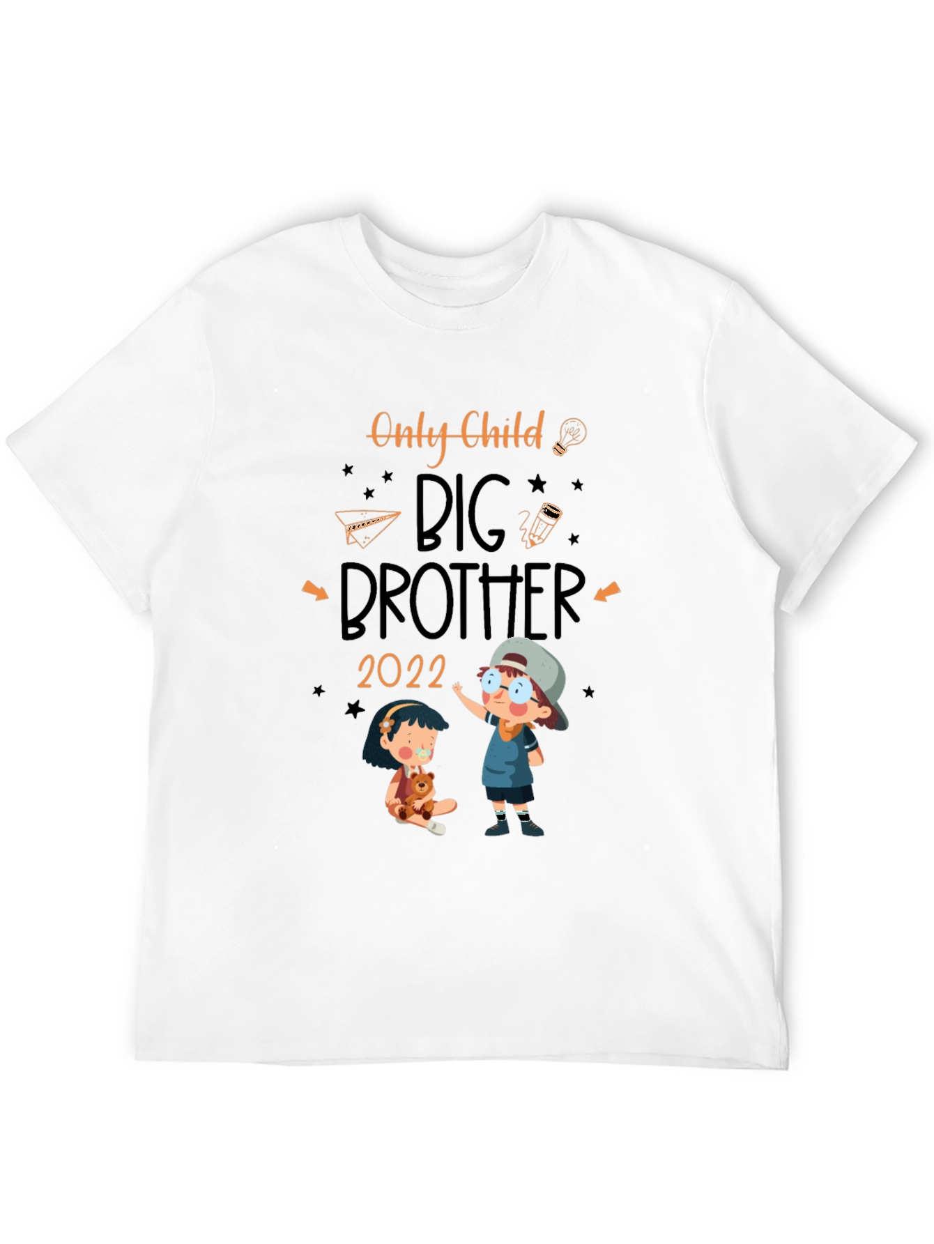 Black Only Child Big Brother 2022 T-Shirt view 12