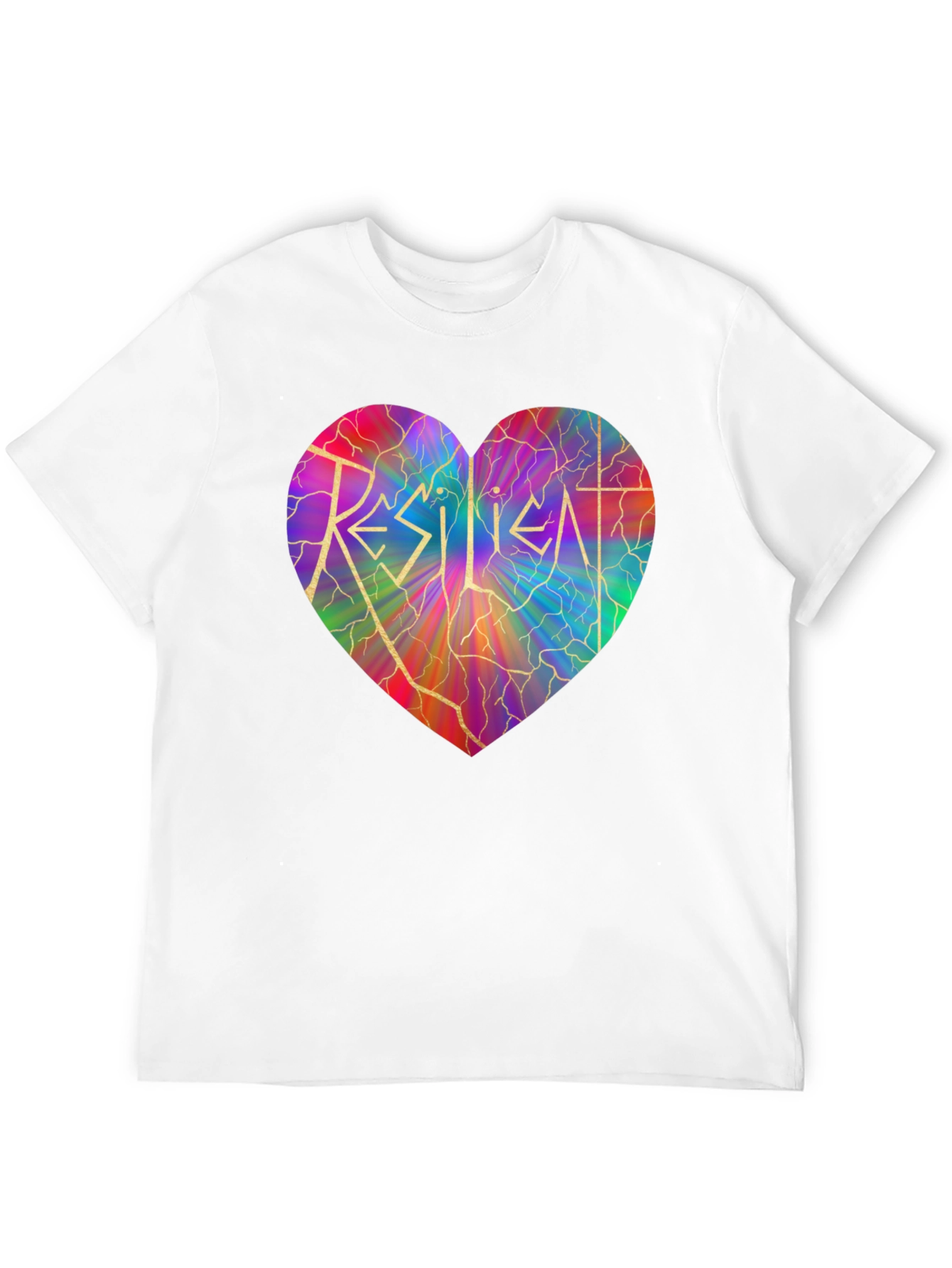 Black Resilient Heart Graphic T-Shirt - Stylish & Meaningful view 12