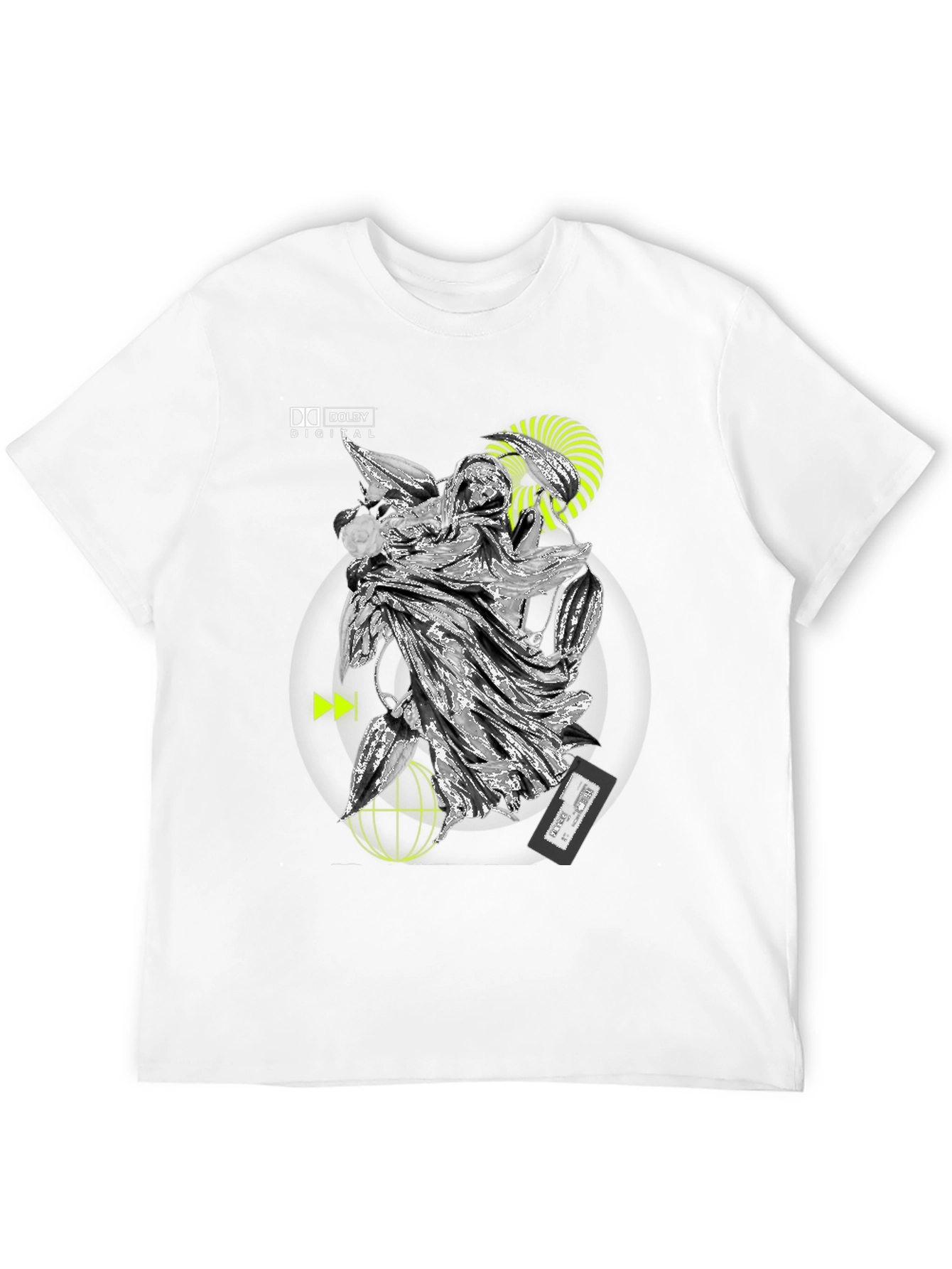 Black Dolby Digital Graphic Tee - Black Stylish T-Shirt view 12