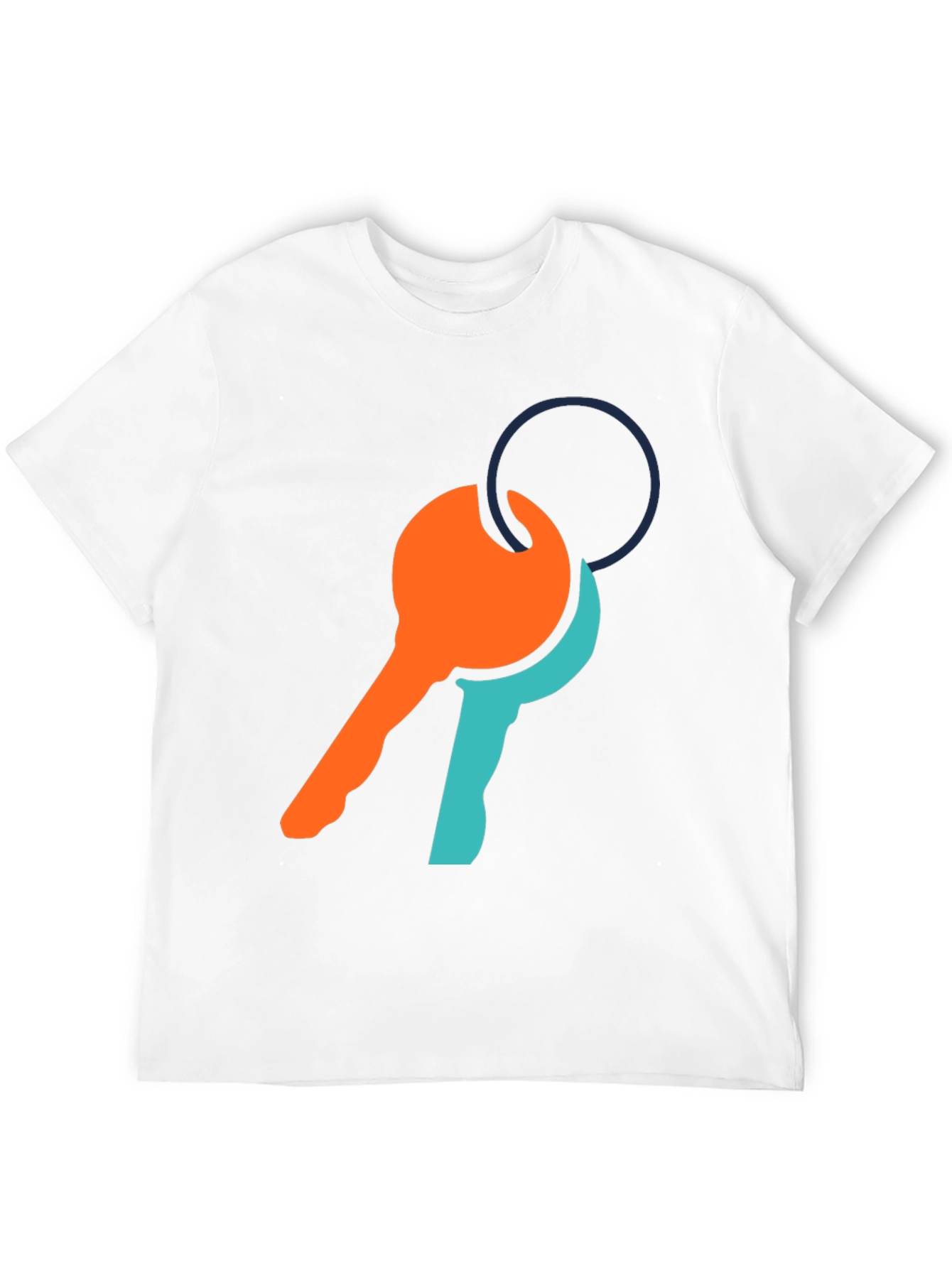 Black Modern Key Graphic Tee - Casual Comfort view 12