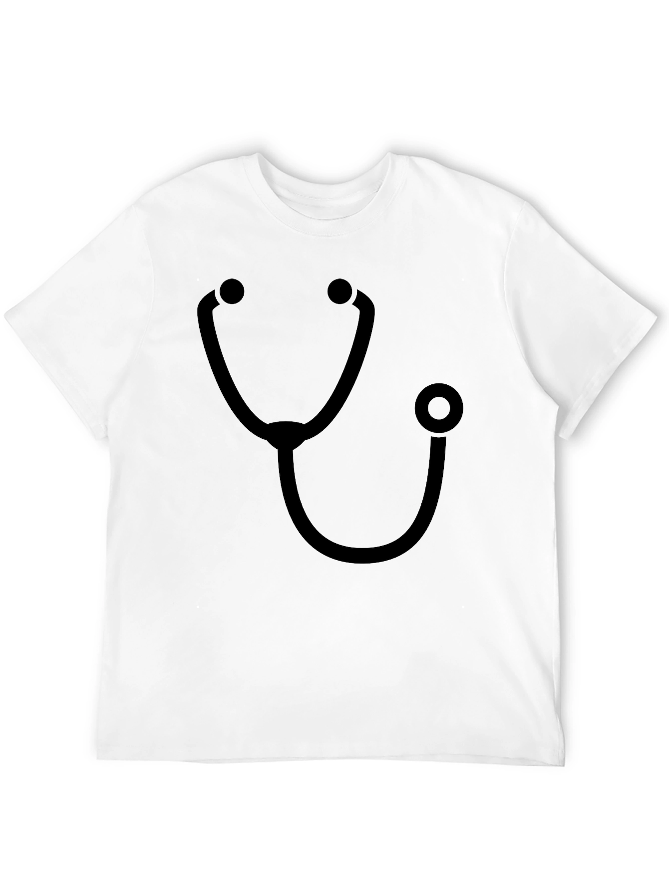 Black Stethoscope Graphic T-Shirt - Medical Professional Tee view 12