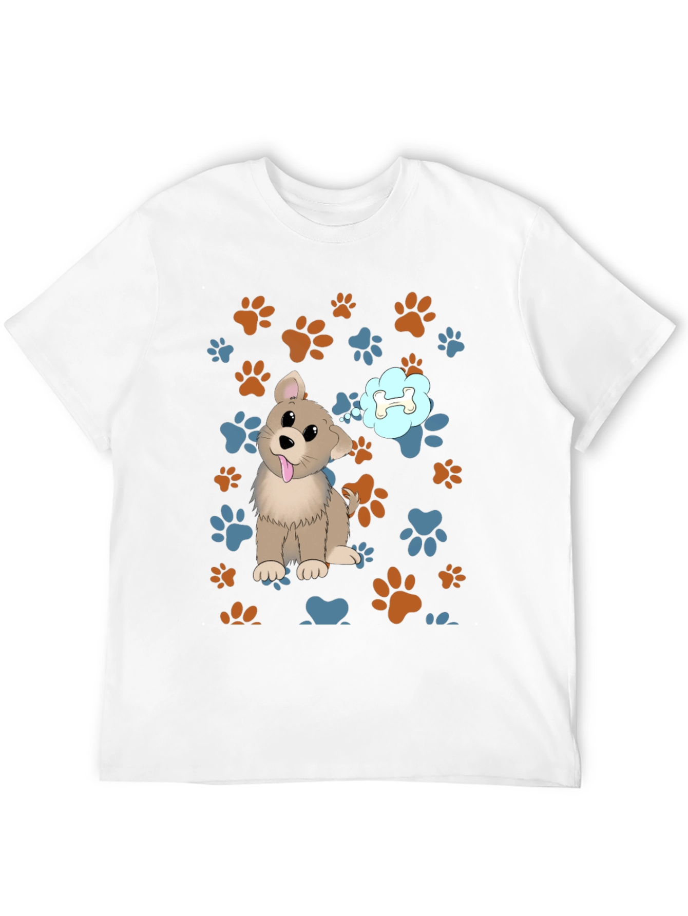 Black Cute Puppy Dog T-Shirt - Bone Dream view 12
