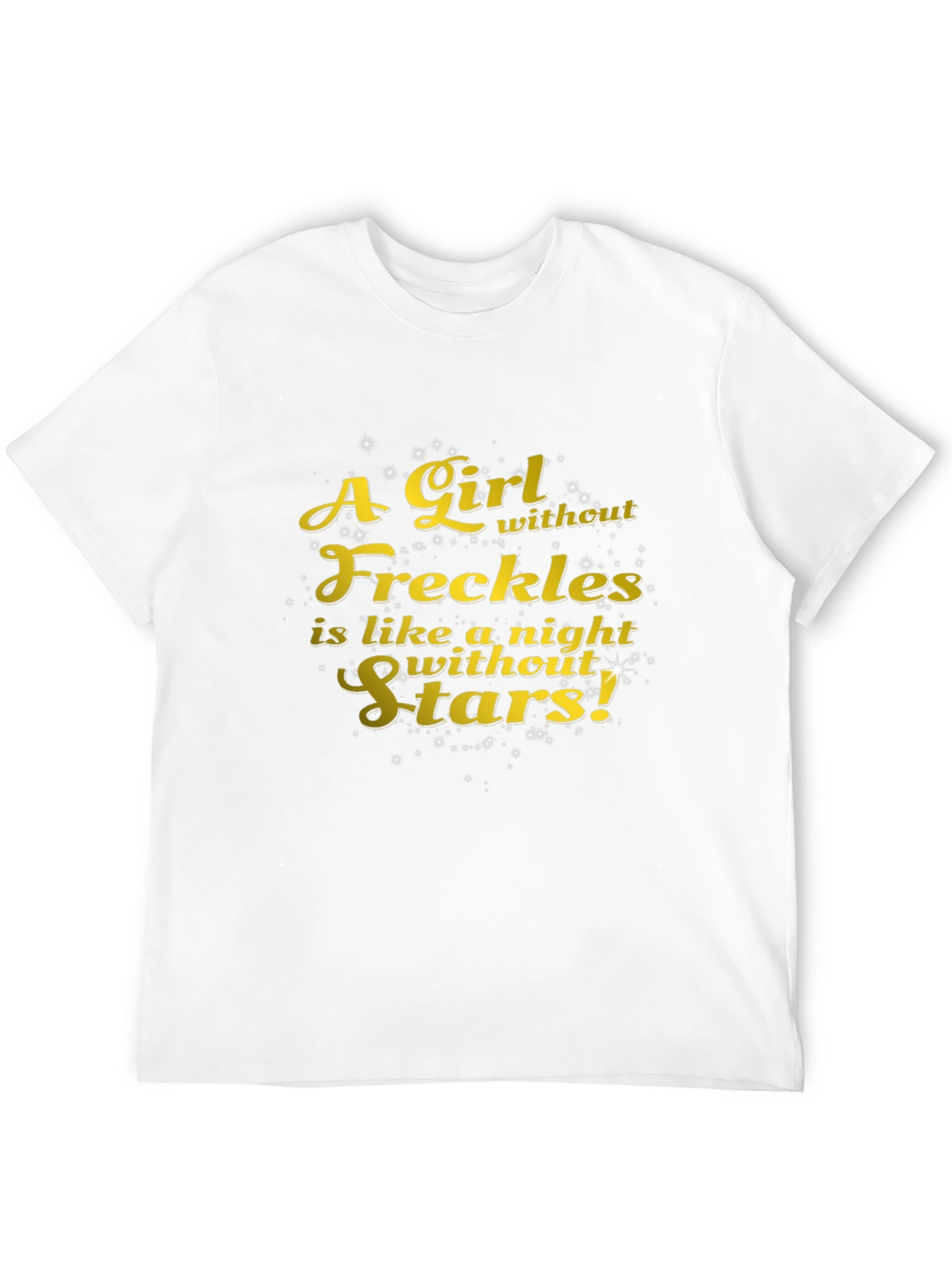 Black Freckles & Stars Graphic Tee - Soft Black T-Shirt view 12