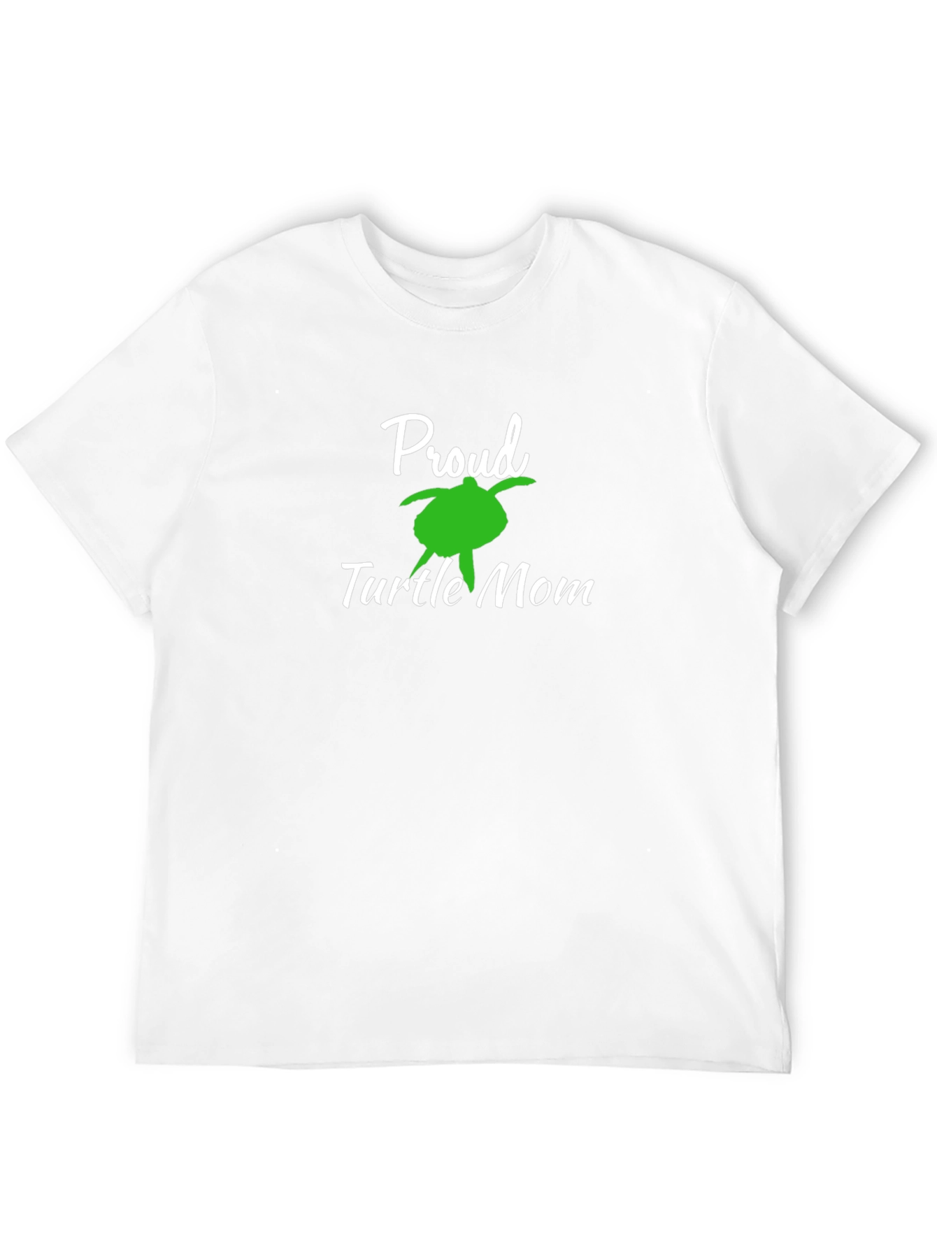 Black Proud Turtle Mom T-Shirt view 12