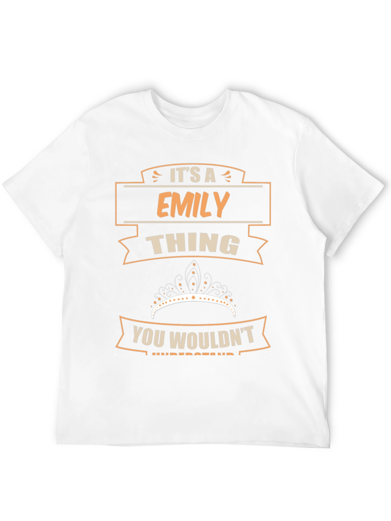 Black It's an EMILY Thing Funny T-Shirt view 12