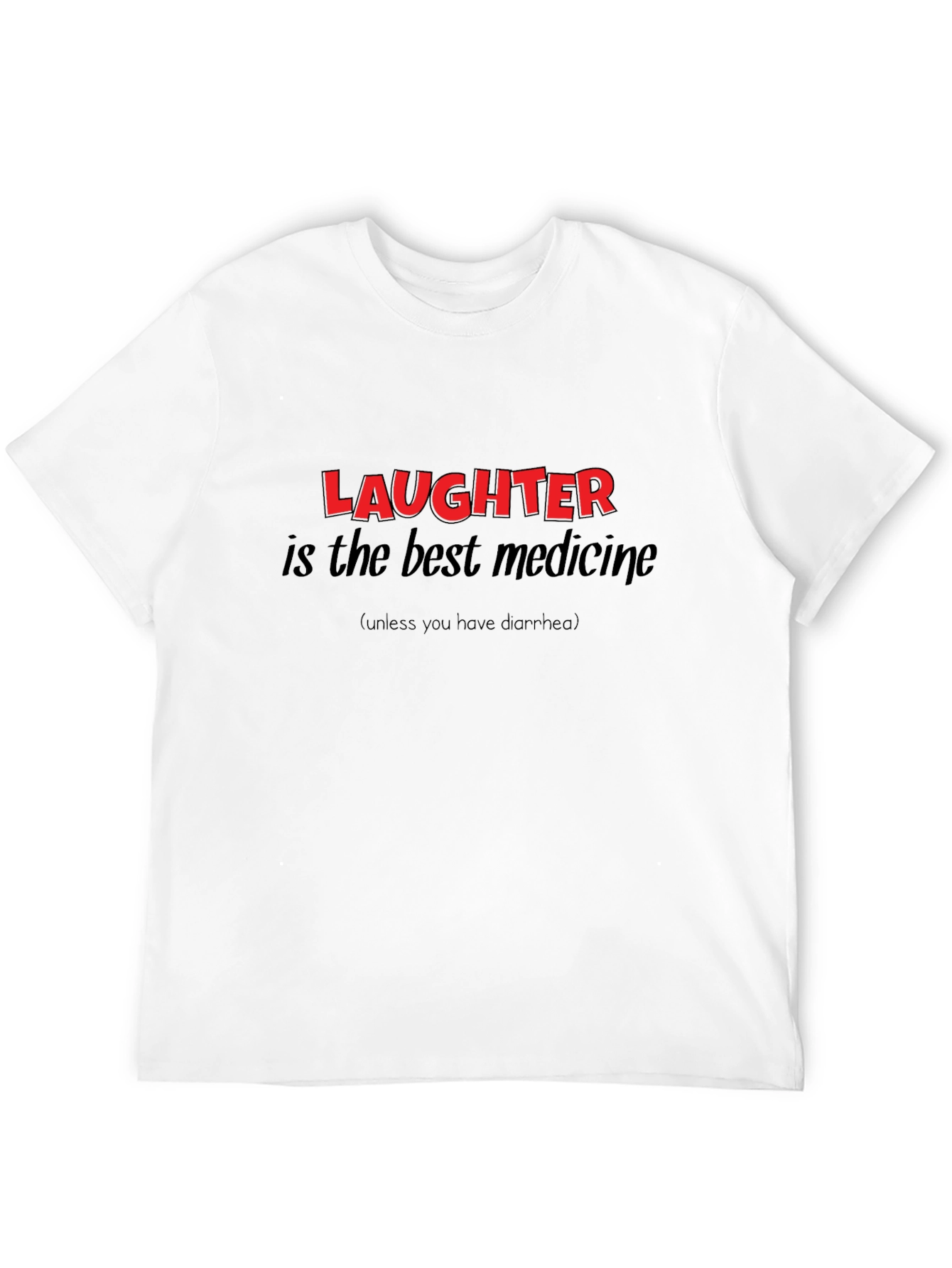 Black Laughter is the Best Medicine Graphic T-Shirt view 12