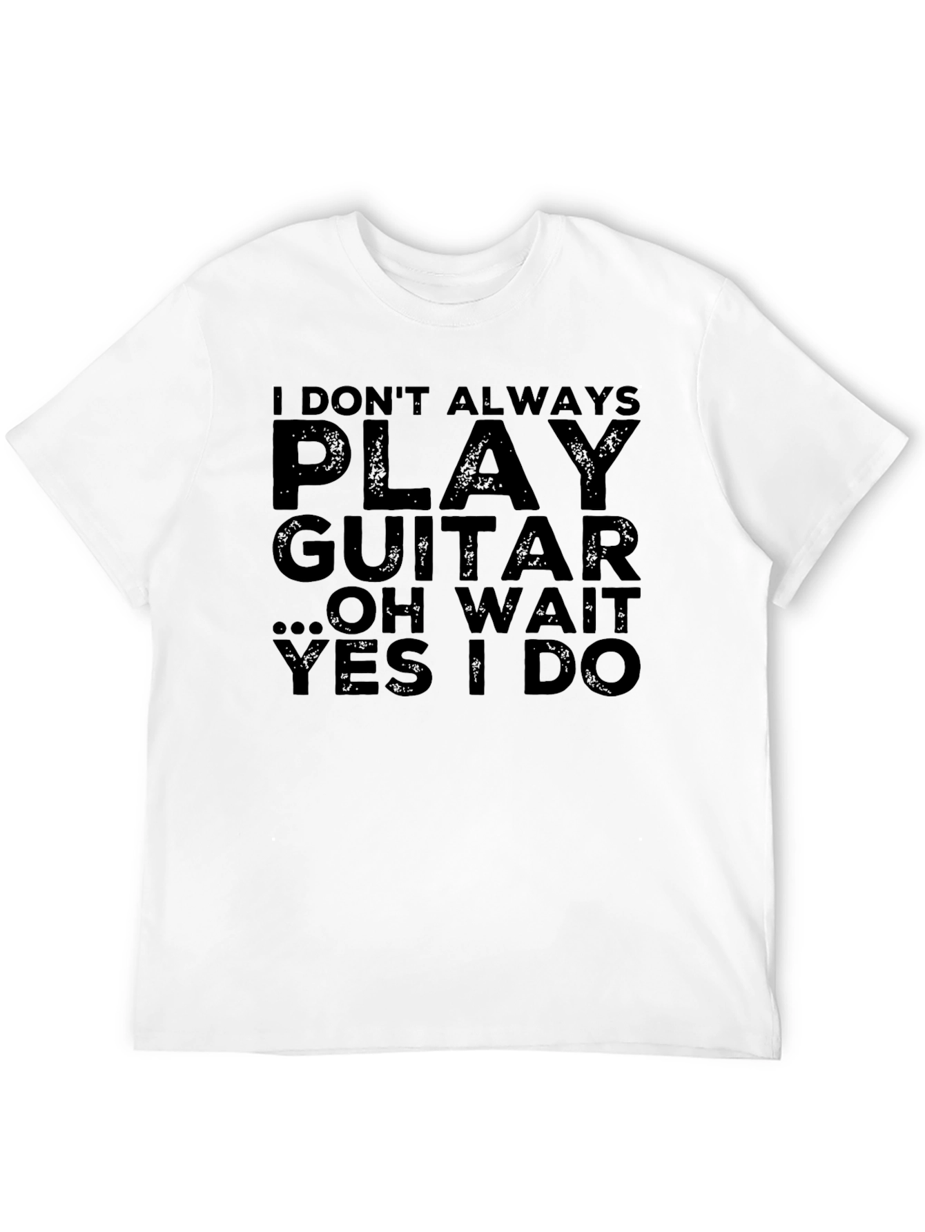 Black Guitar Player T-Shirt - Funny Musician Tee view 12
