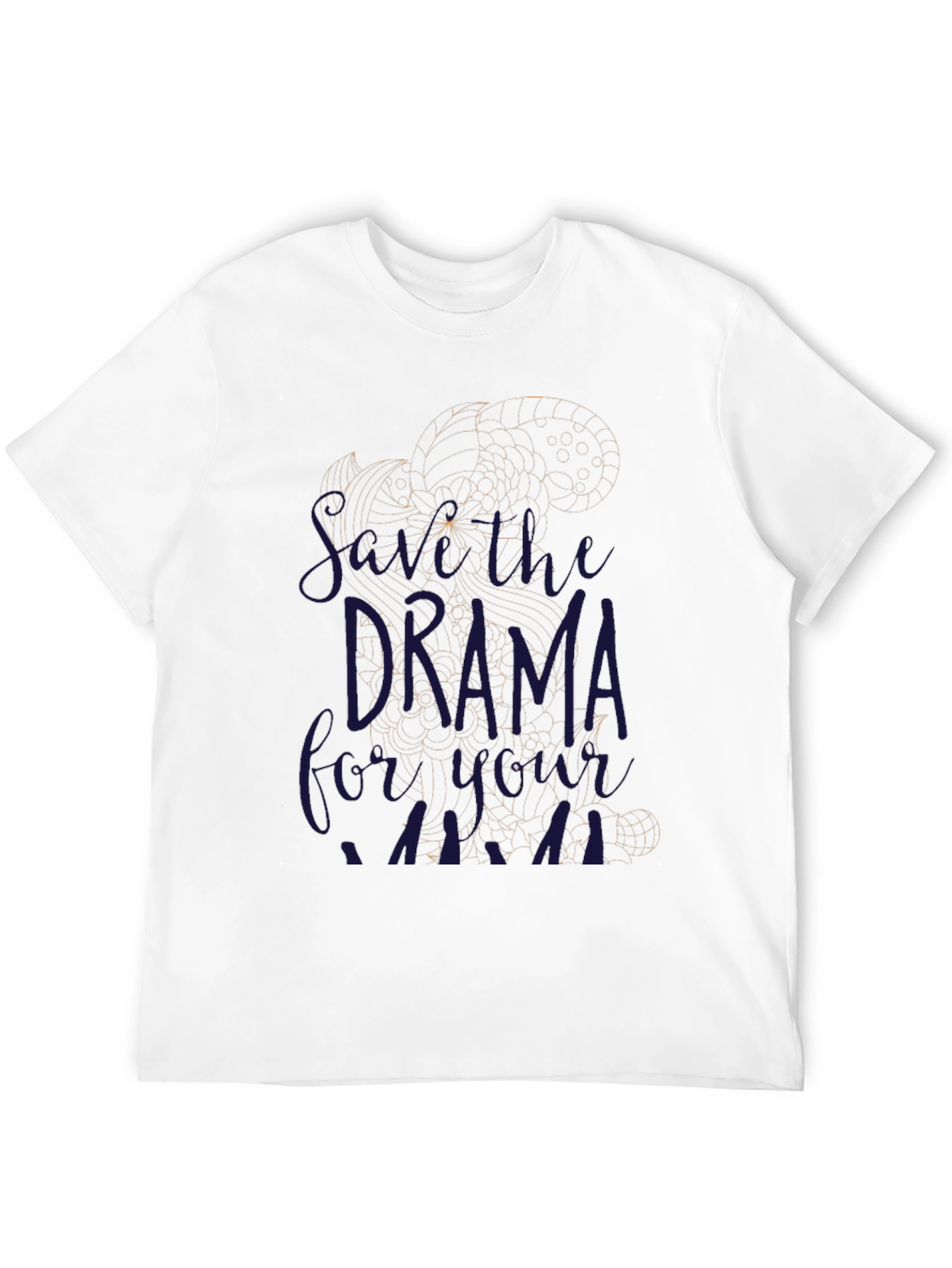 Black Drama Queen T-Shirt, Black, Unisex view 12