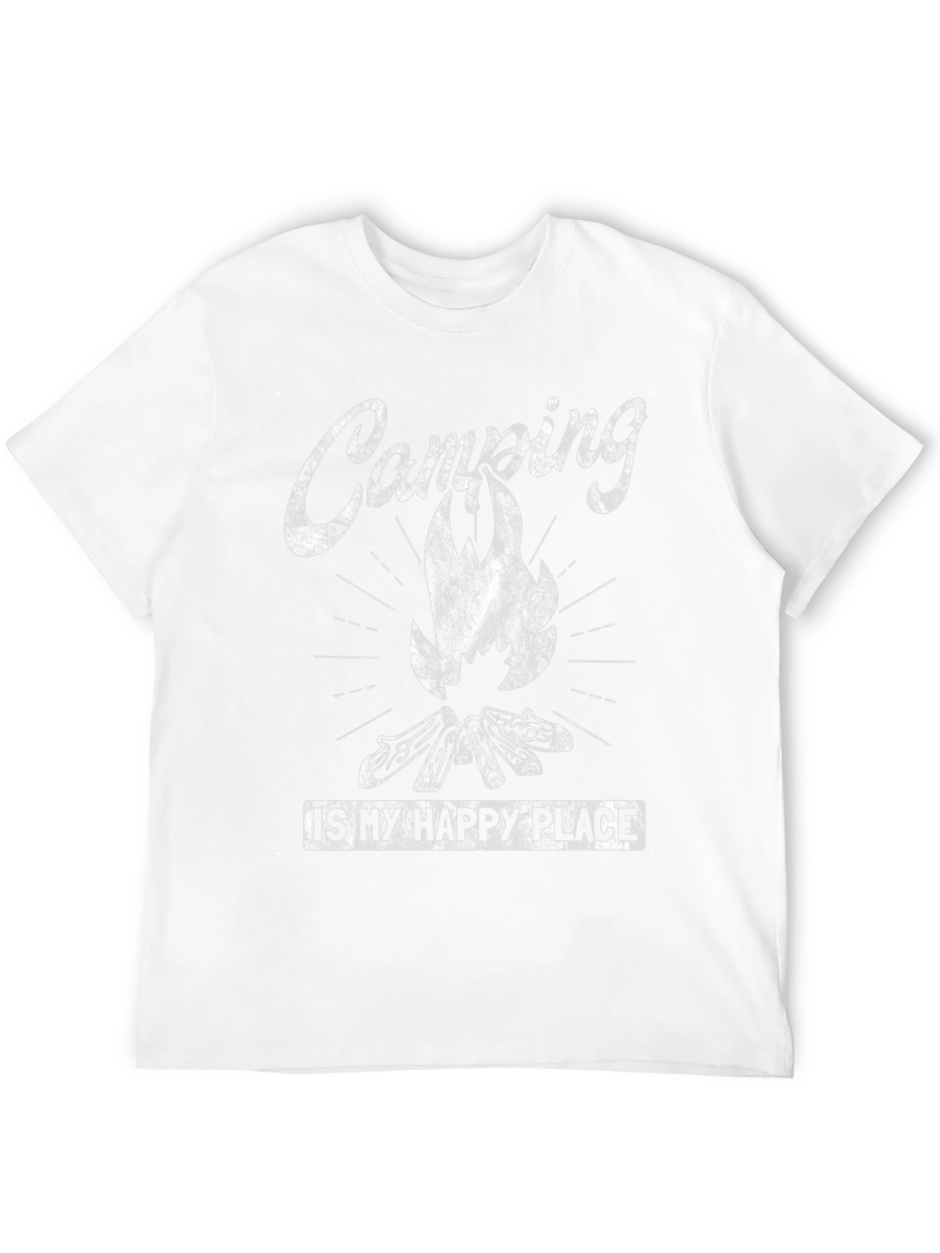 Black Camping is My Happy Place Graphic T-Shirt view 12