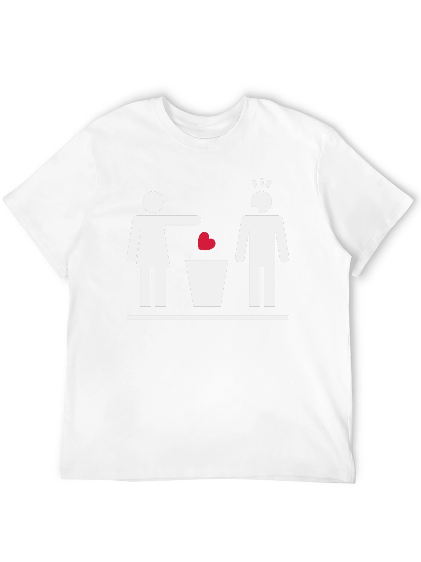 Black Heartbreak Humor T-Shirt - Rejection Graphic Tee view 12