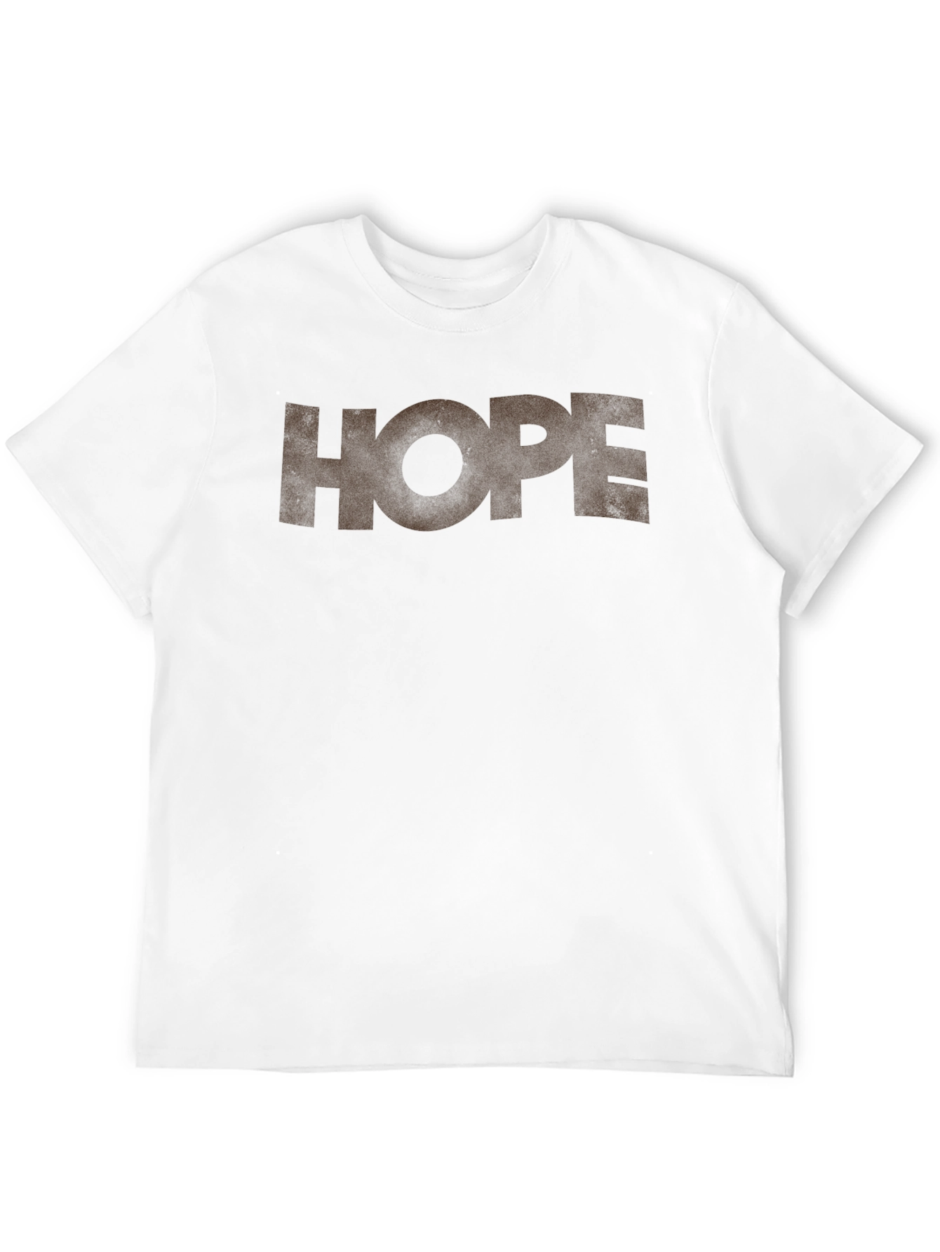 Black HOPE Graphic Print Crew Neck T-Shirt view 12