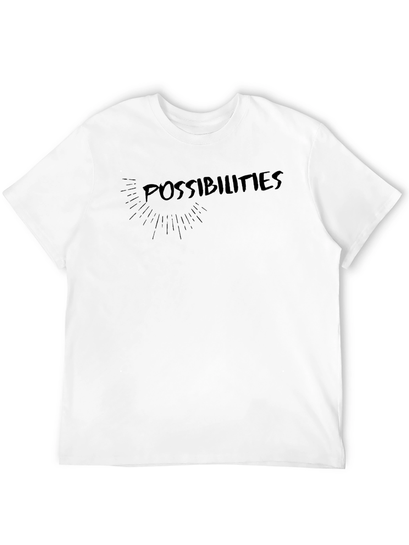Black Possibilities Graphic T-Shirt - Mens Casual Tee view 12