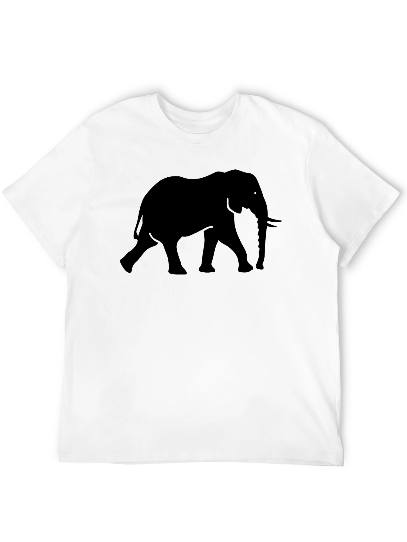 Black Elephant Graphic T-Shirt - Stylish Animal Design view 12