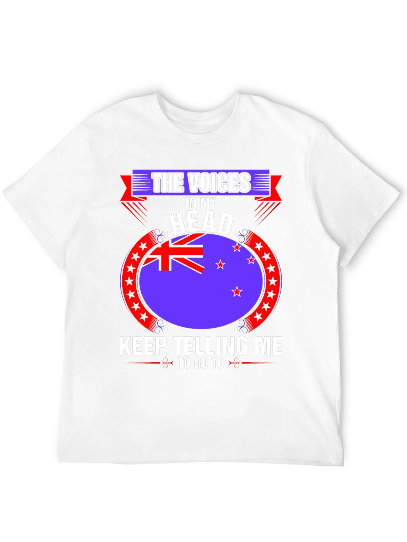 Black Voices In My Head T-Shirt - New Zealand view 12