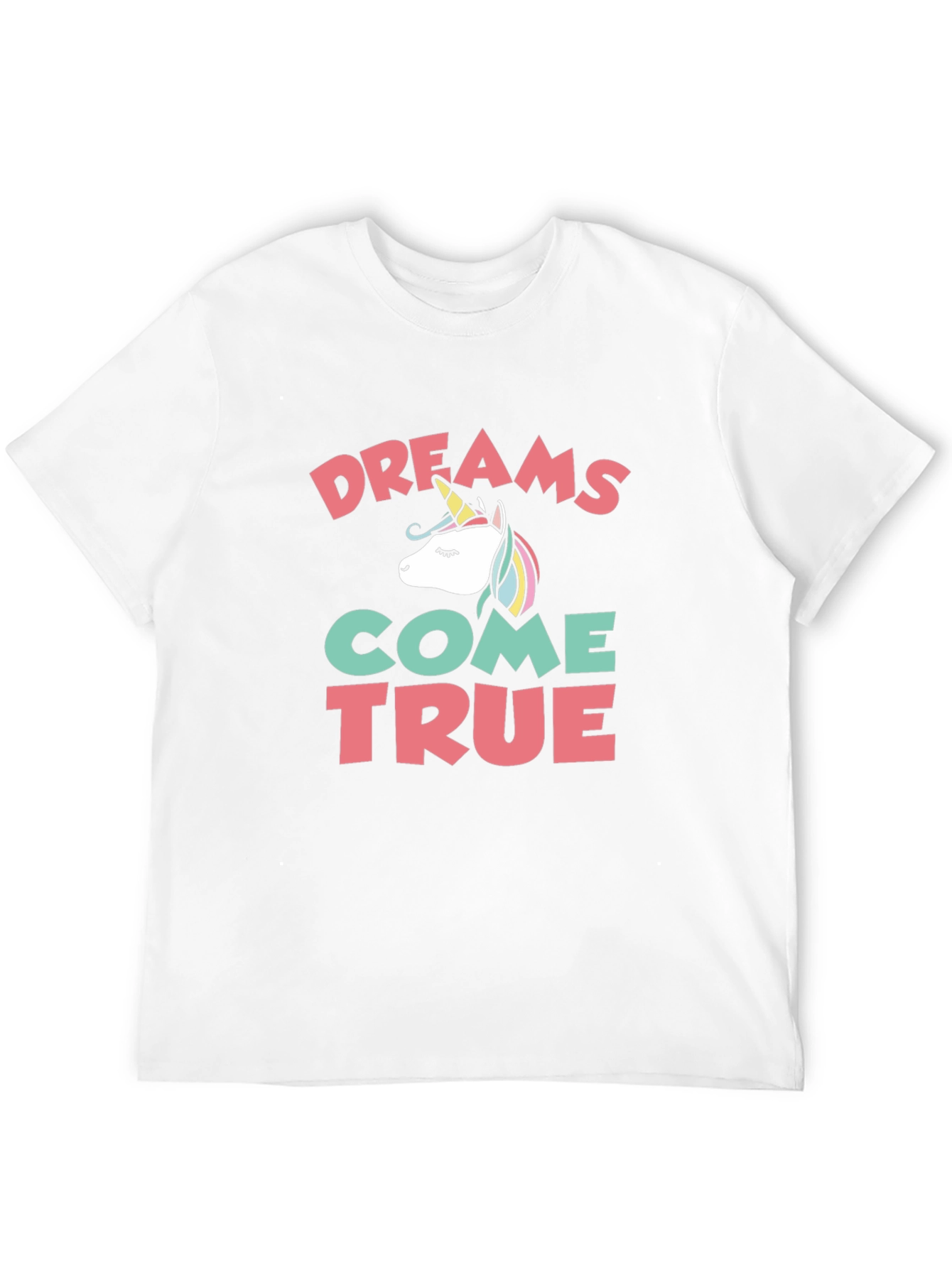 Black Dreams Come True Unicorn Graphic Tee view 12