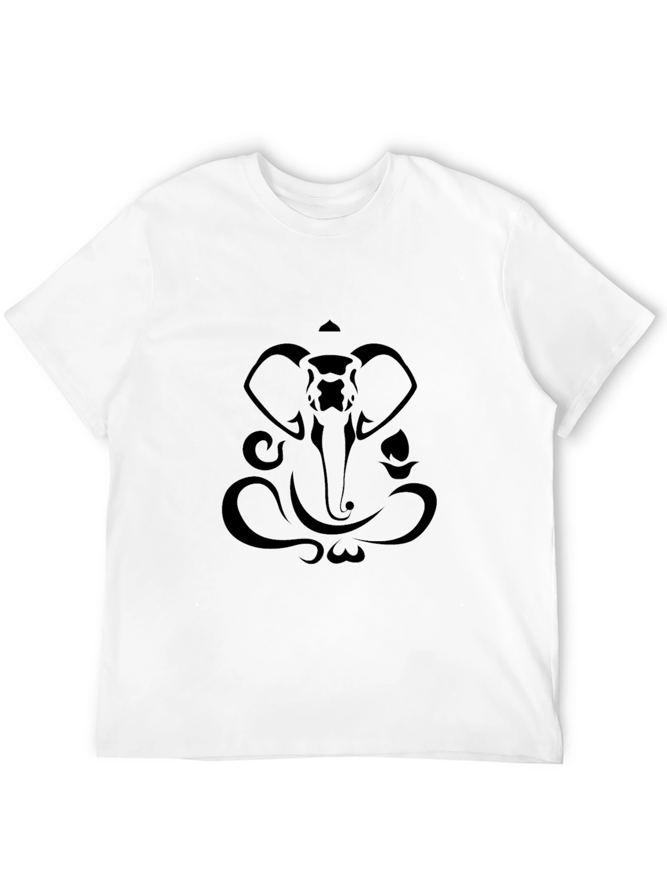 Black Ganesh Graphic Tee - Stylish Black Cotton T-Shirt view 12