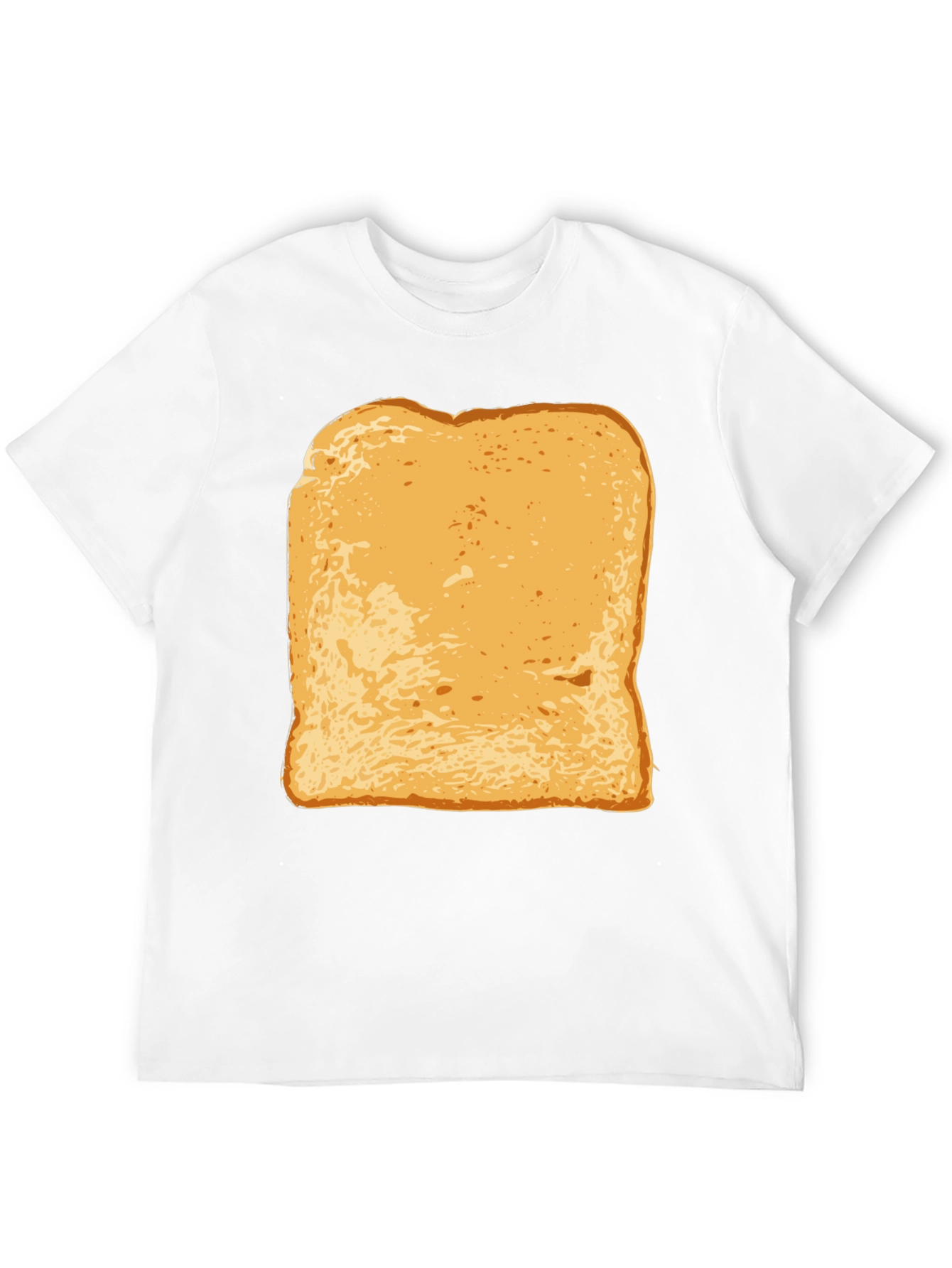 Black Bread Slice Graphic Tee - Funny Food T-Shirt view 12