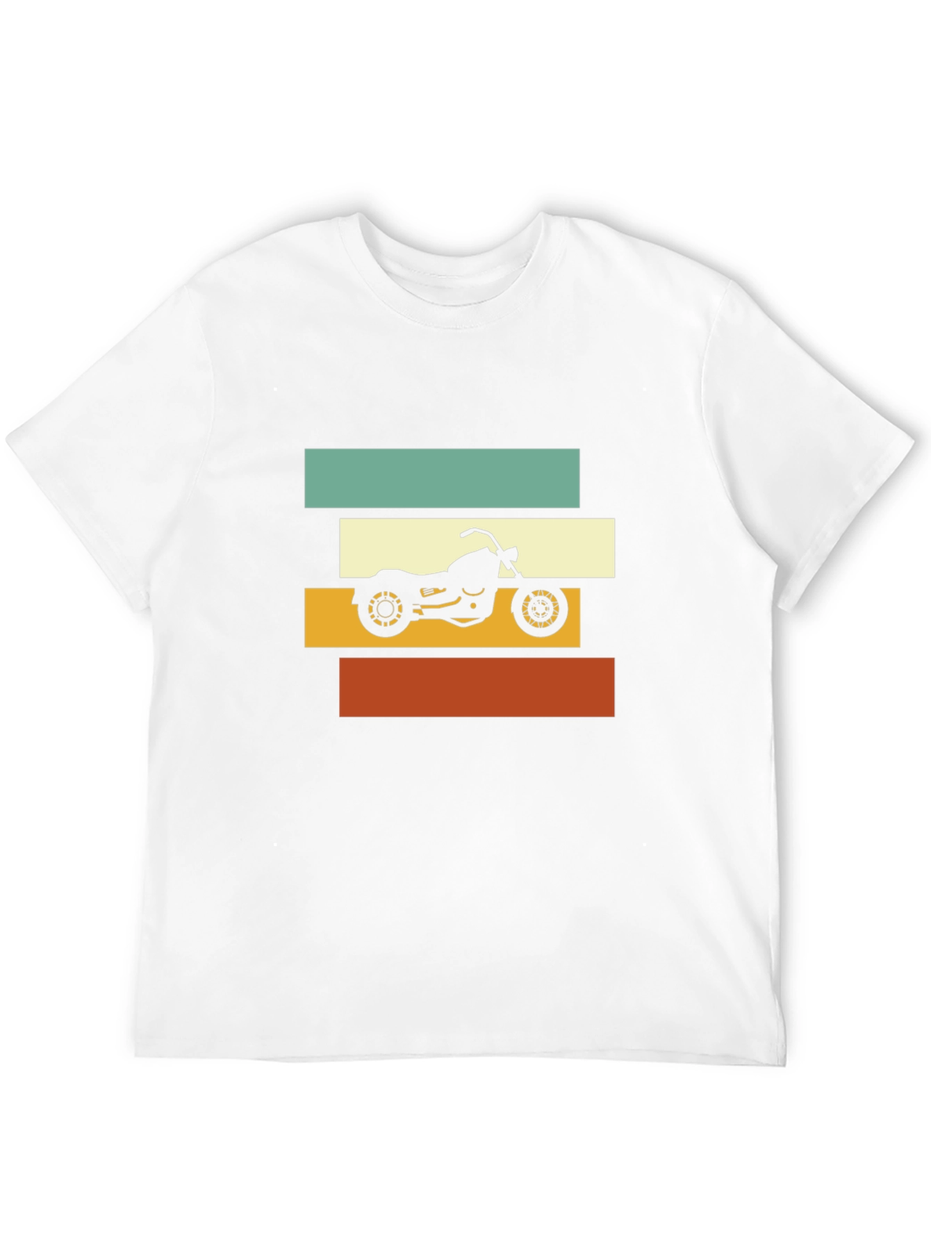 Black Retro Motorcycle Graphic Tee view 12