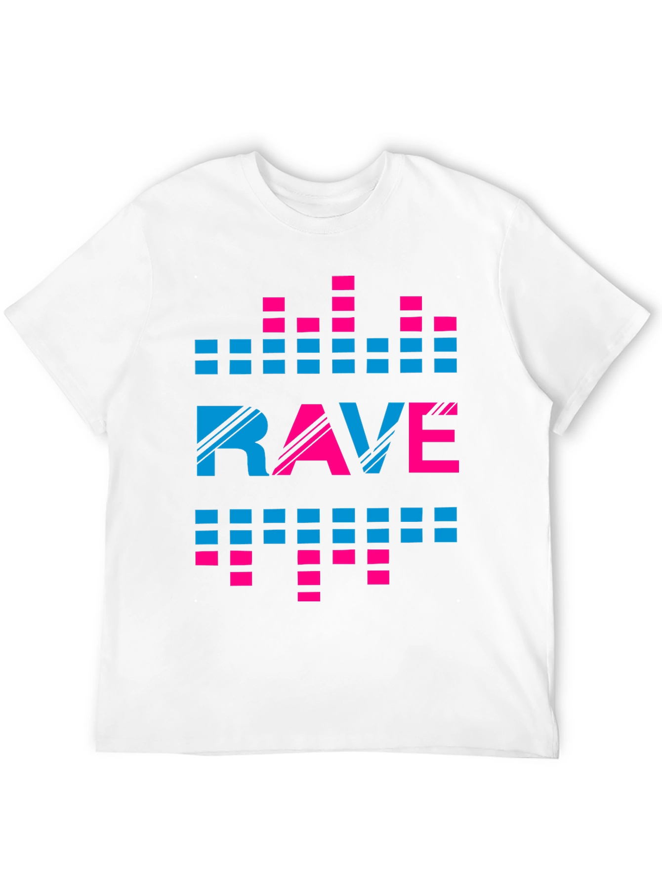 Black Rave Graphic Print Crew Neck T-Shirt view 12
