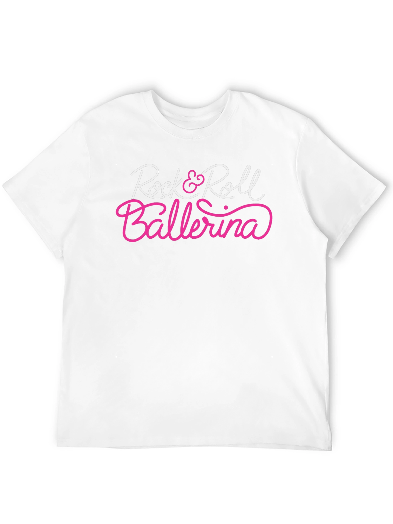 Black Rock & Roll Ballerina Graphic Tee - Black view 12