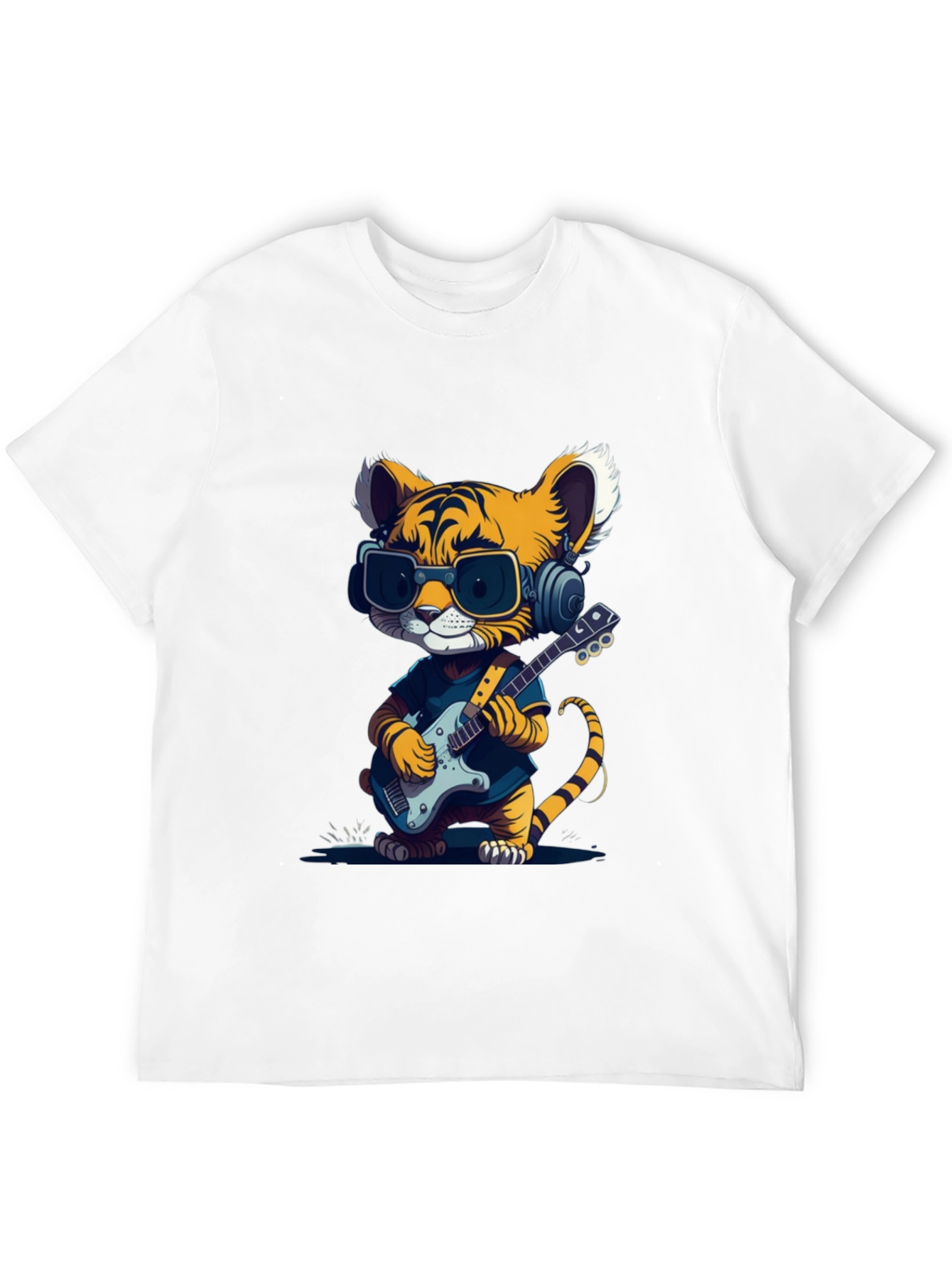 Black Tiger Guitarist T-Shirt view 12