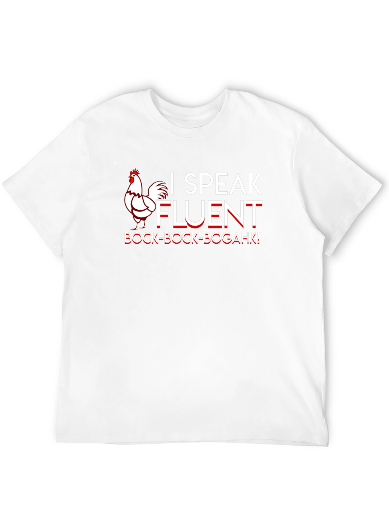 Black Funny I Speak Fluent Chicken T-Shirt view 12