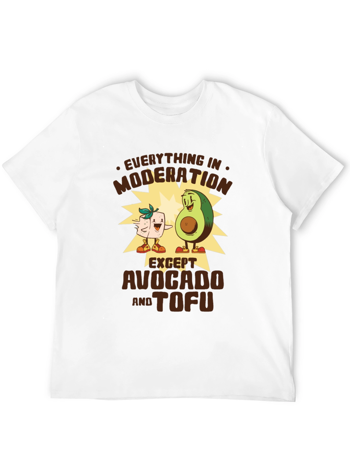 Black Avocado and Tofu Graphic Tee view 12