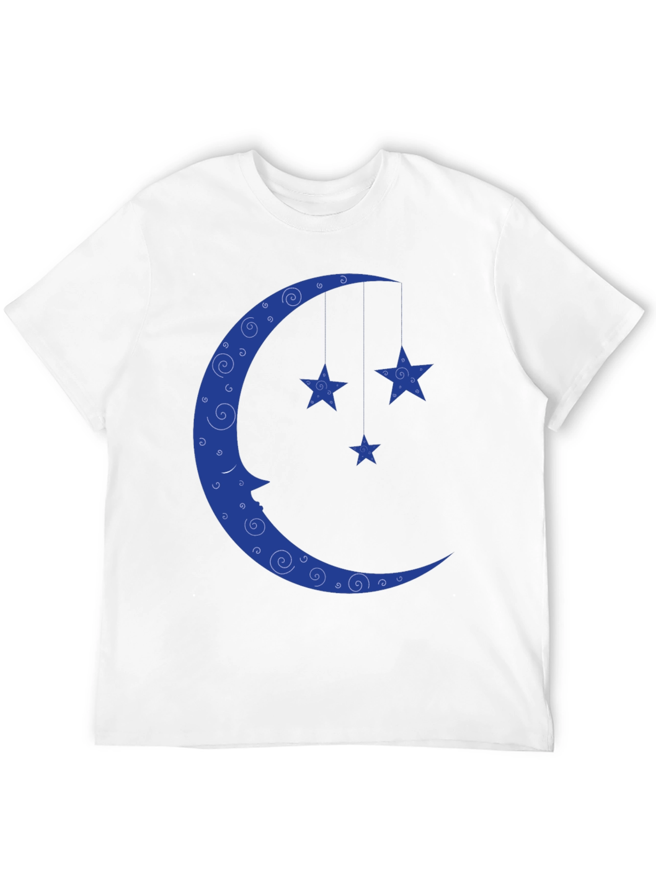 Black Dreamy Moon & Stars Black T-Shirt view 12