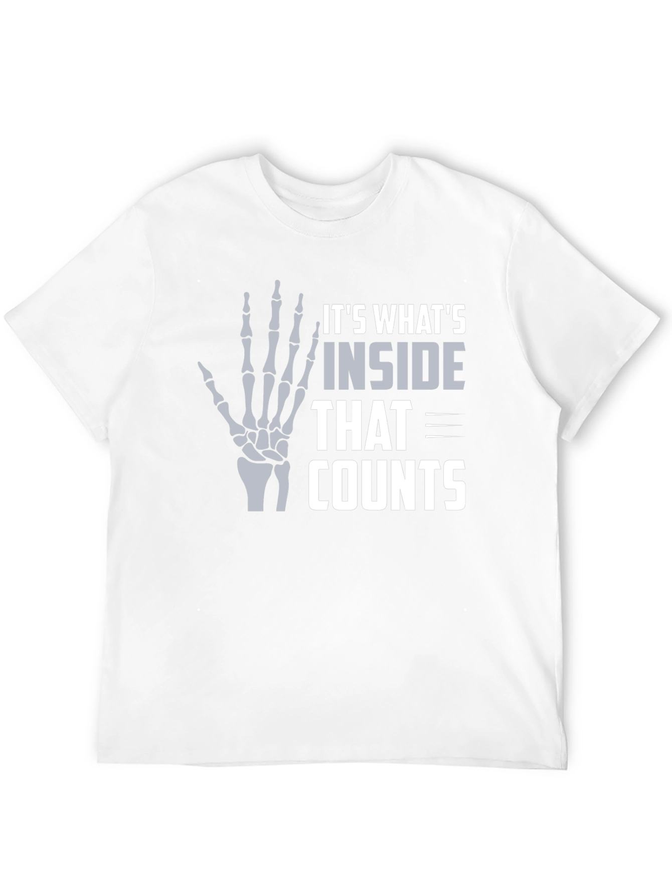 Black It's What's Inside That Counts Graphic Tee view 12