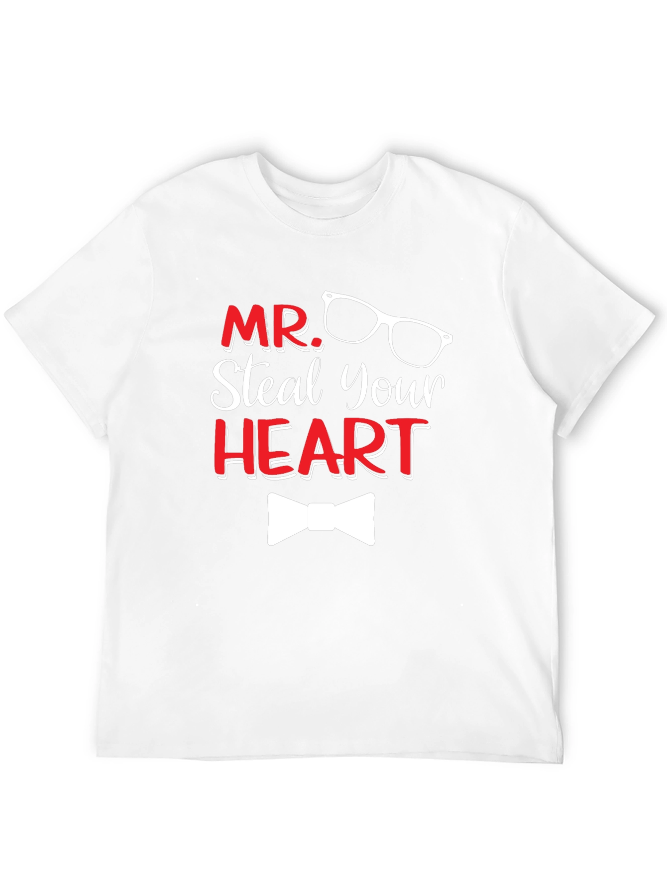 Black Mr. Steal Your Heart Graphic T-Shirt view 12