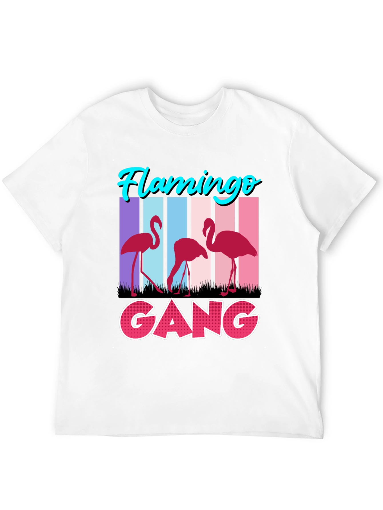 Black Flamingo Gang Graphic Tee view 12
