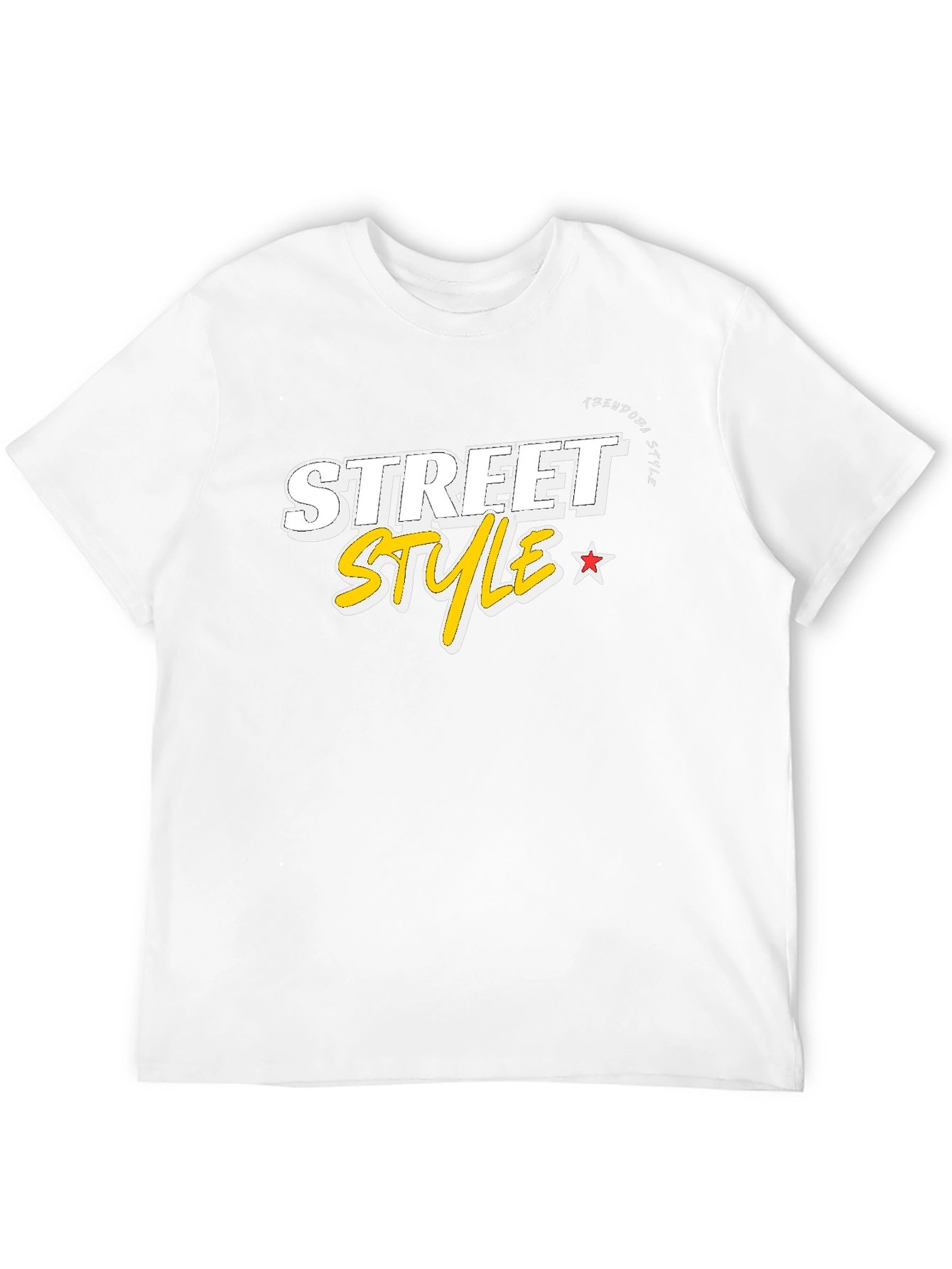 Black Trendy Men's Black Street Style Graphic Tee view 12