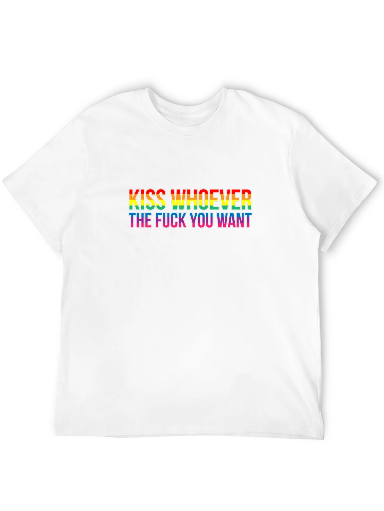 Black Kiss Whoever You Want Black T-Shirt view 12