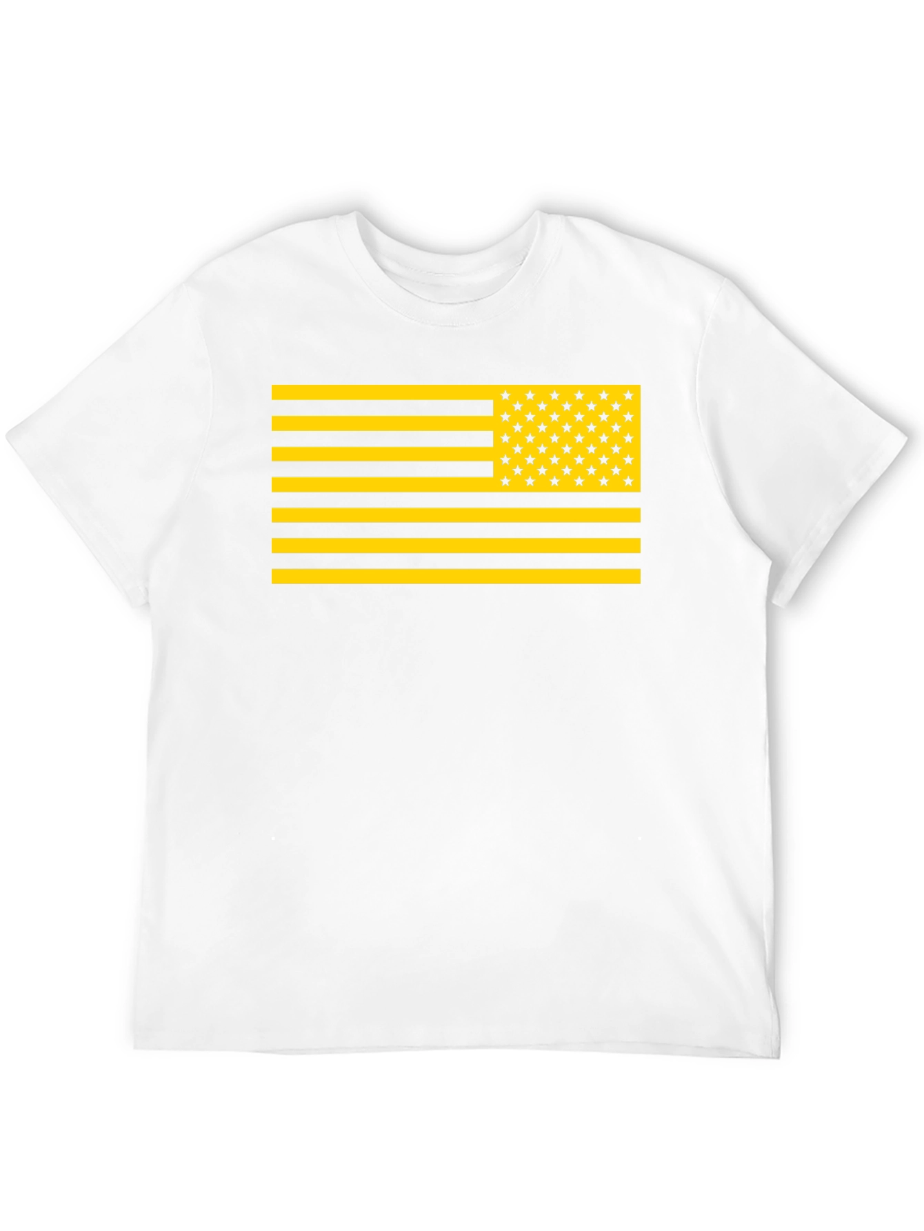 Black Novelty American Flag Graphic T-Shirt view 12
