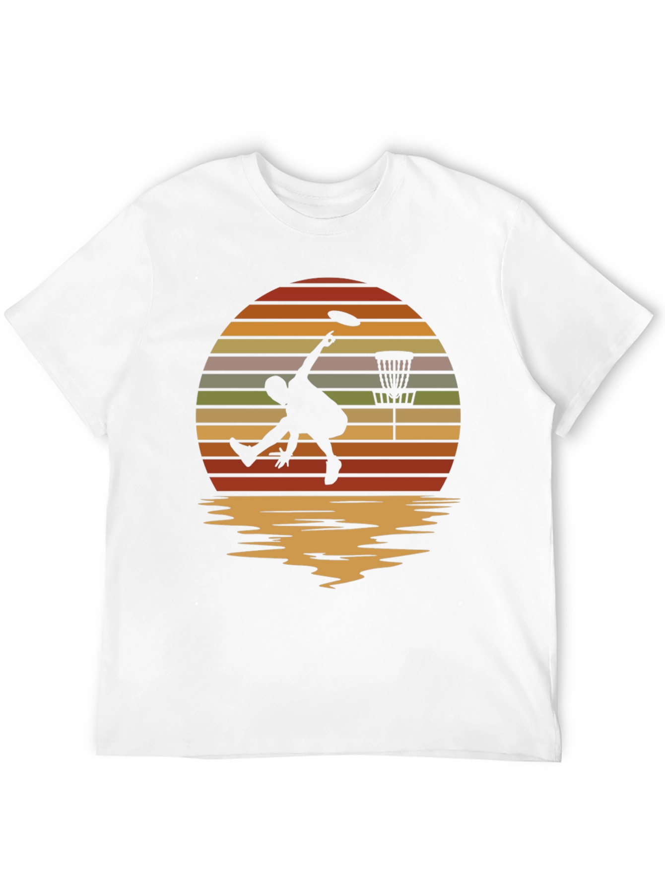 Black Disc Golf Sunset Tee view 12