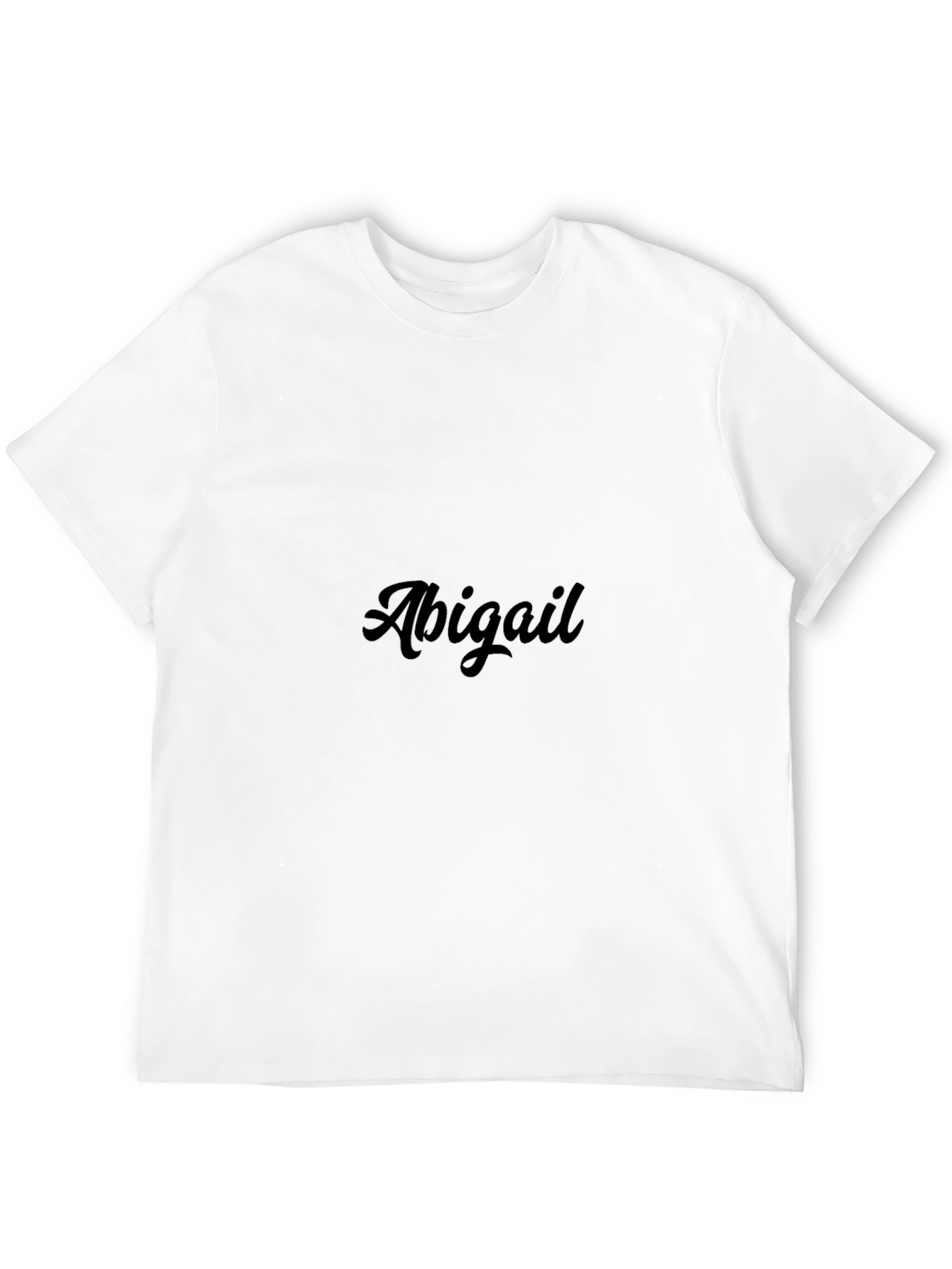 Personalized Abigail Black T-Shirt - 12