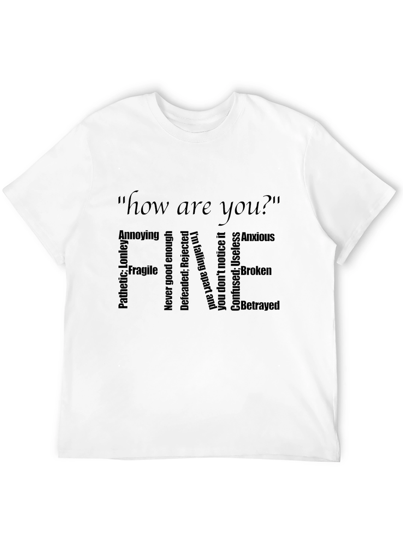 Black Emotional Fine Black Tee view 12