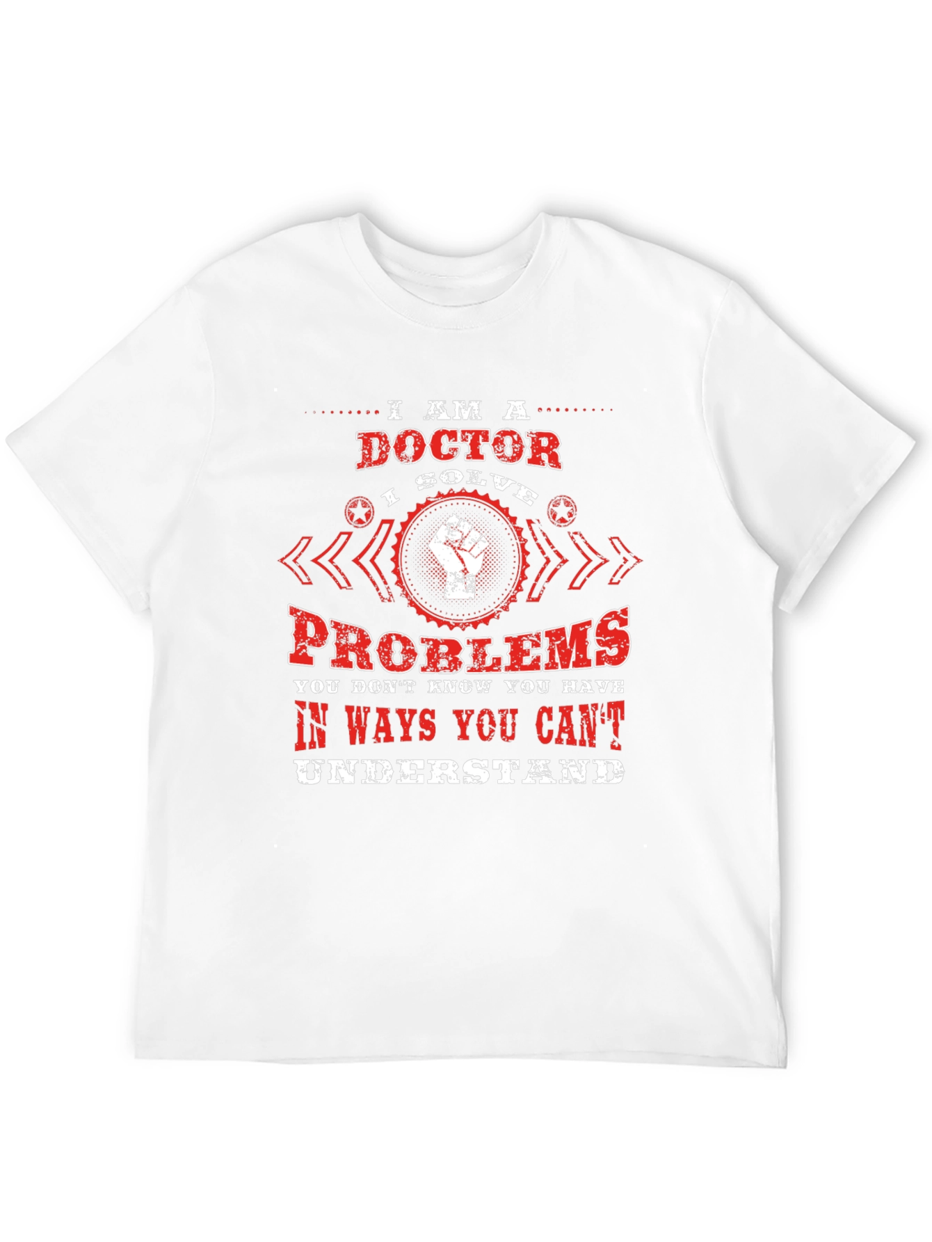 Black I Am A Doctor Graphic Tee view 12