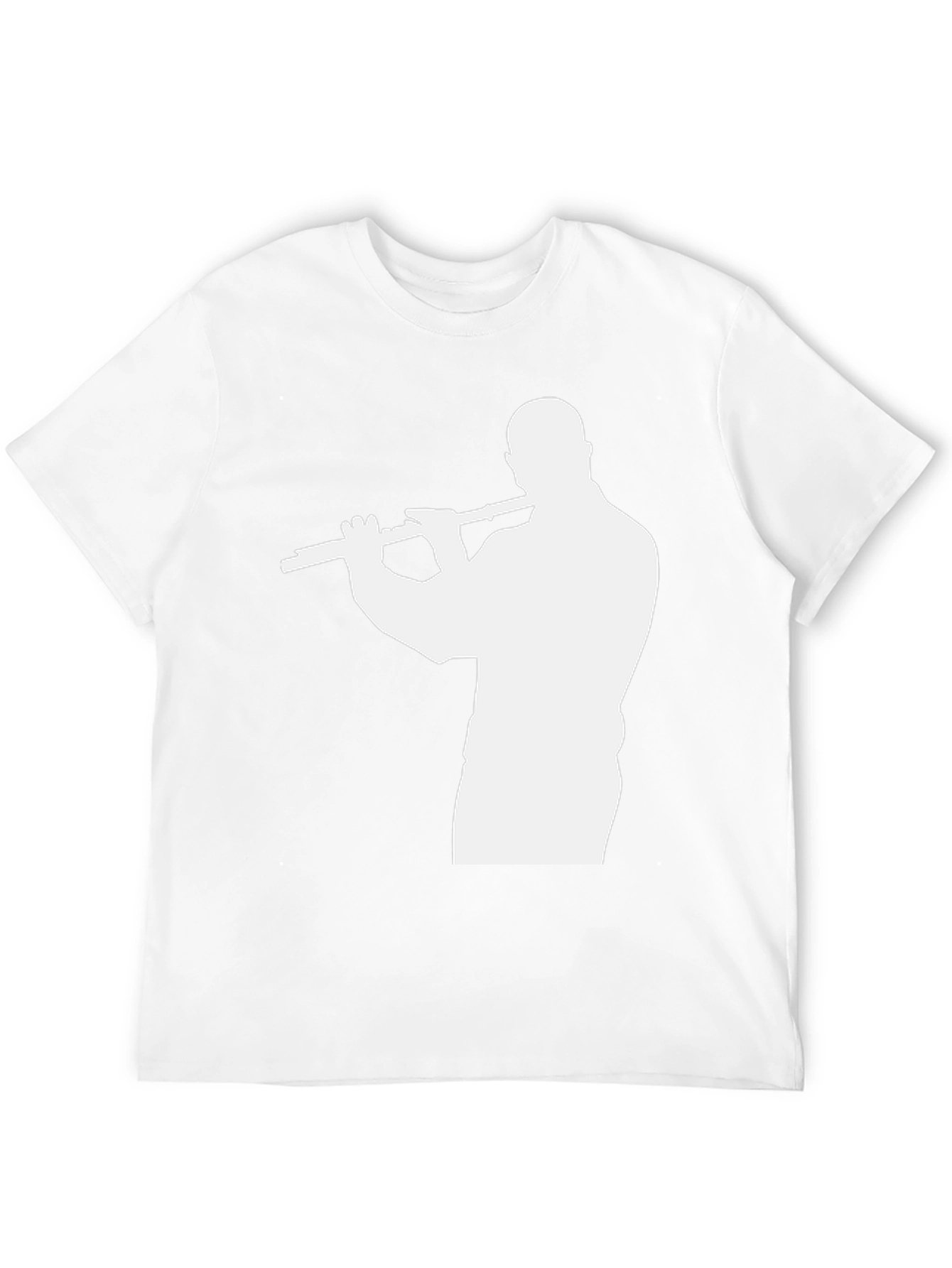 Black Flute Player T-Shirt - Cool Musician Tee view 12