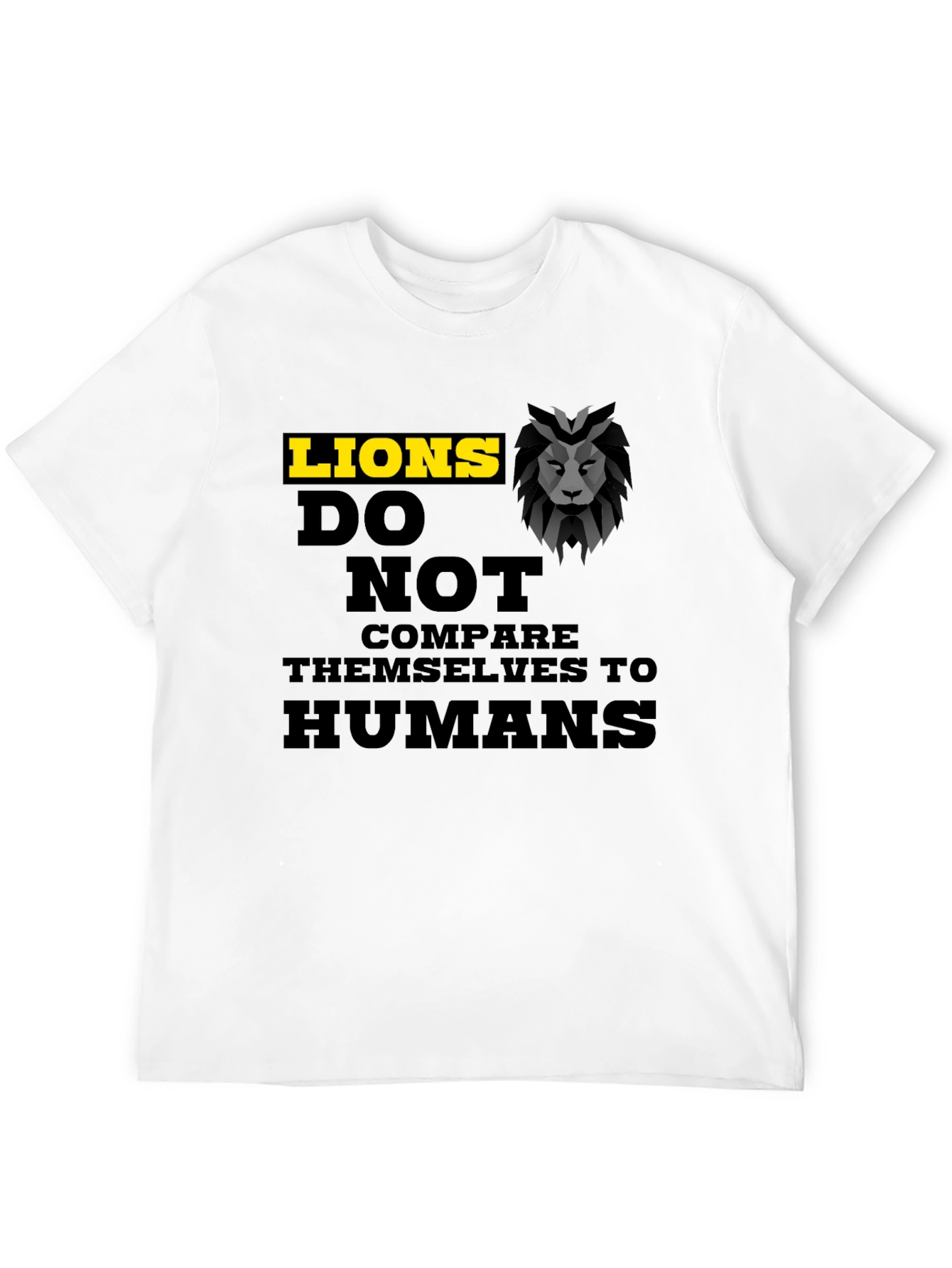 Black Lion's Don't Compare T-Shirt view 12