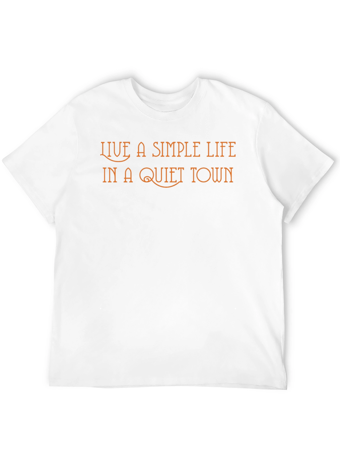 Black Simple Life Tee - Quiet Town Comfort view 12