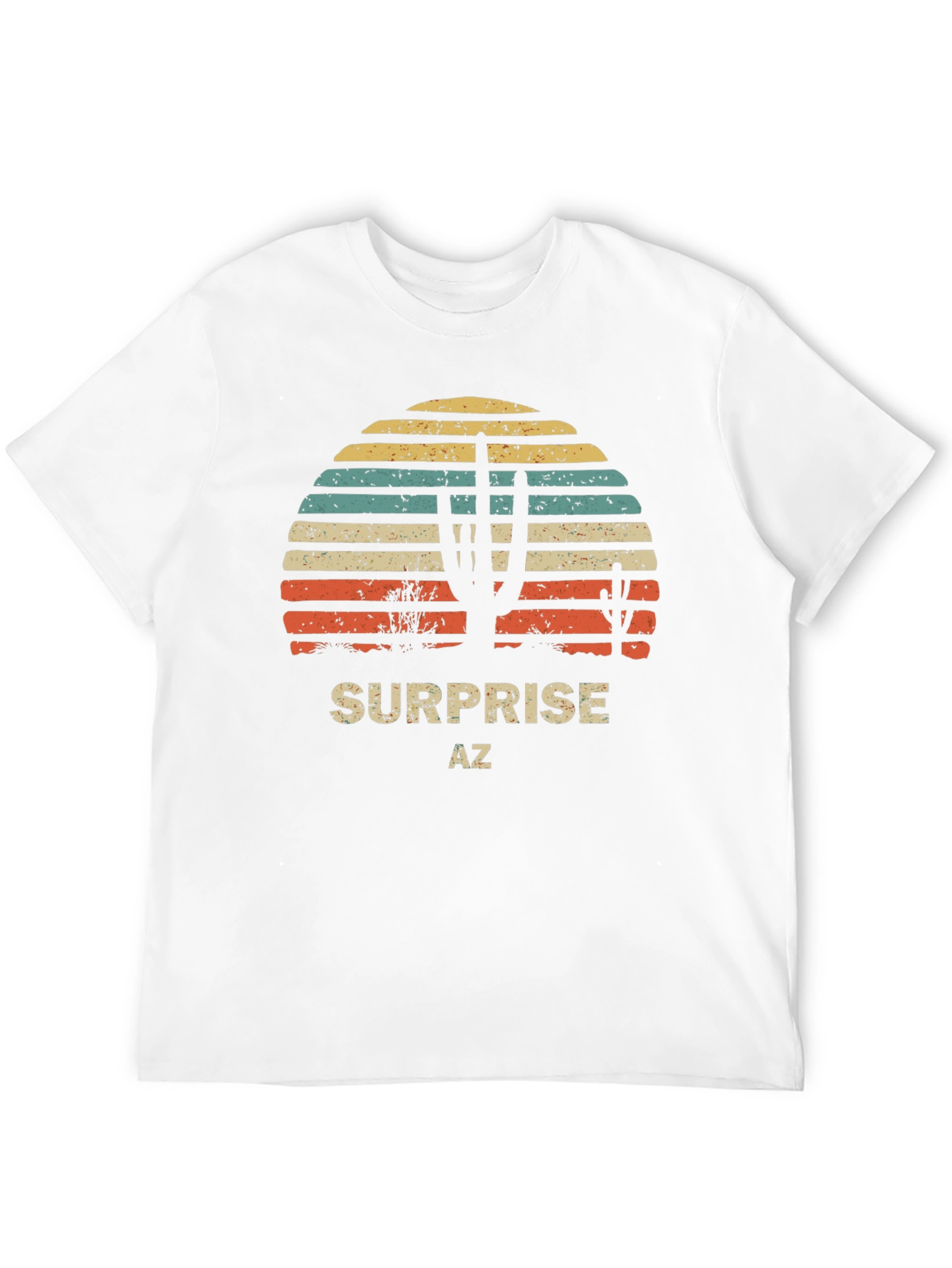 Black Surprise AZ Retro Sunset T-Shirt view 12