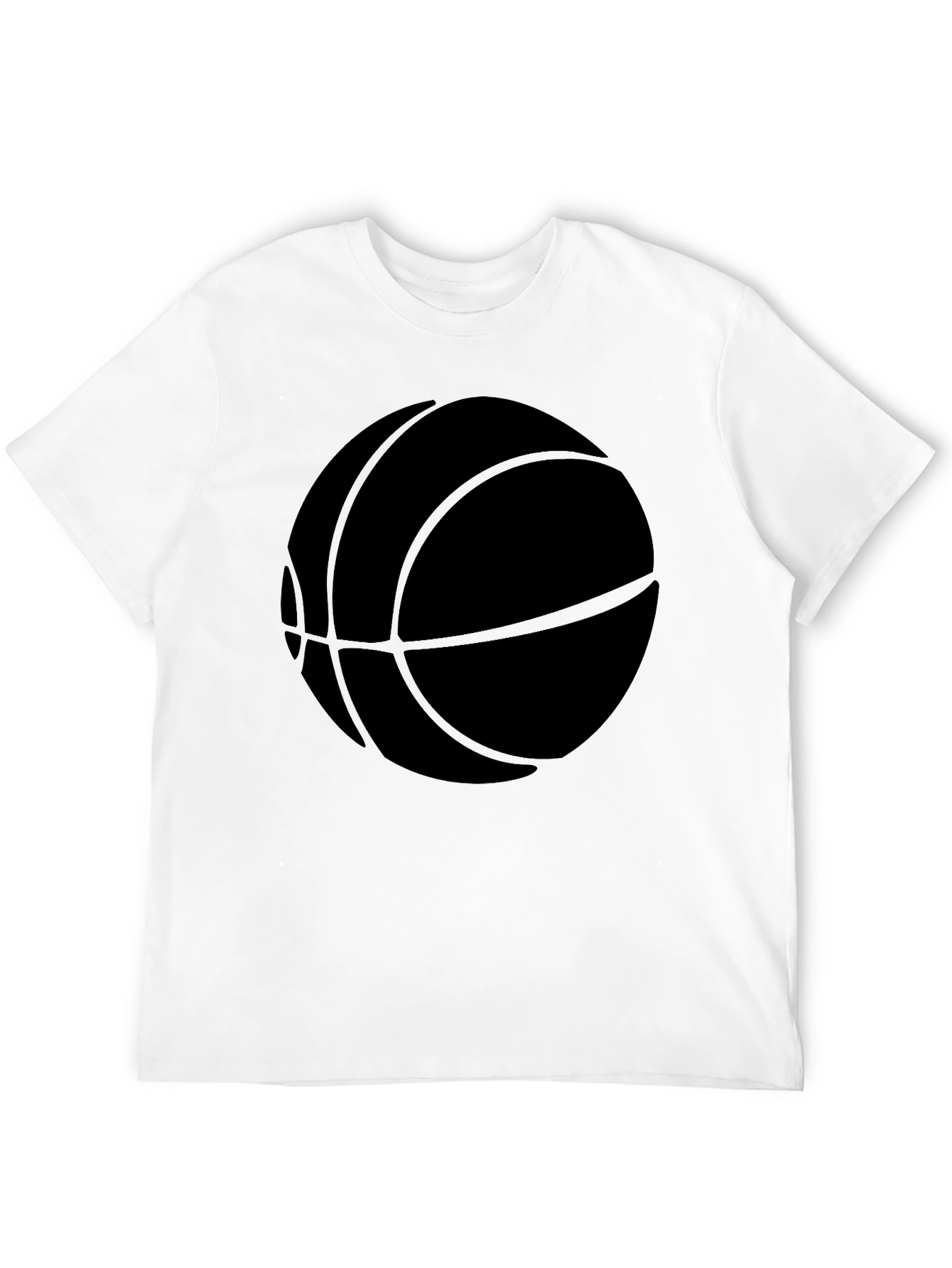 Black Black Basketball Graphic T-Shirt view 12