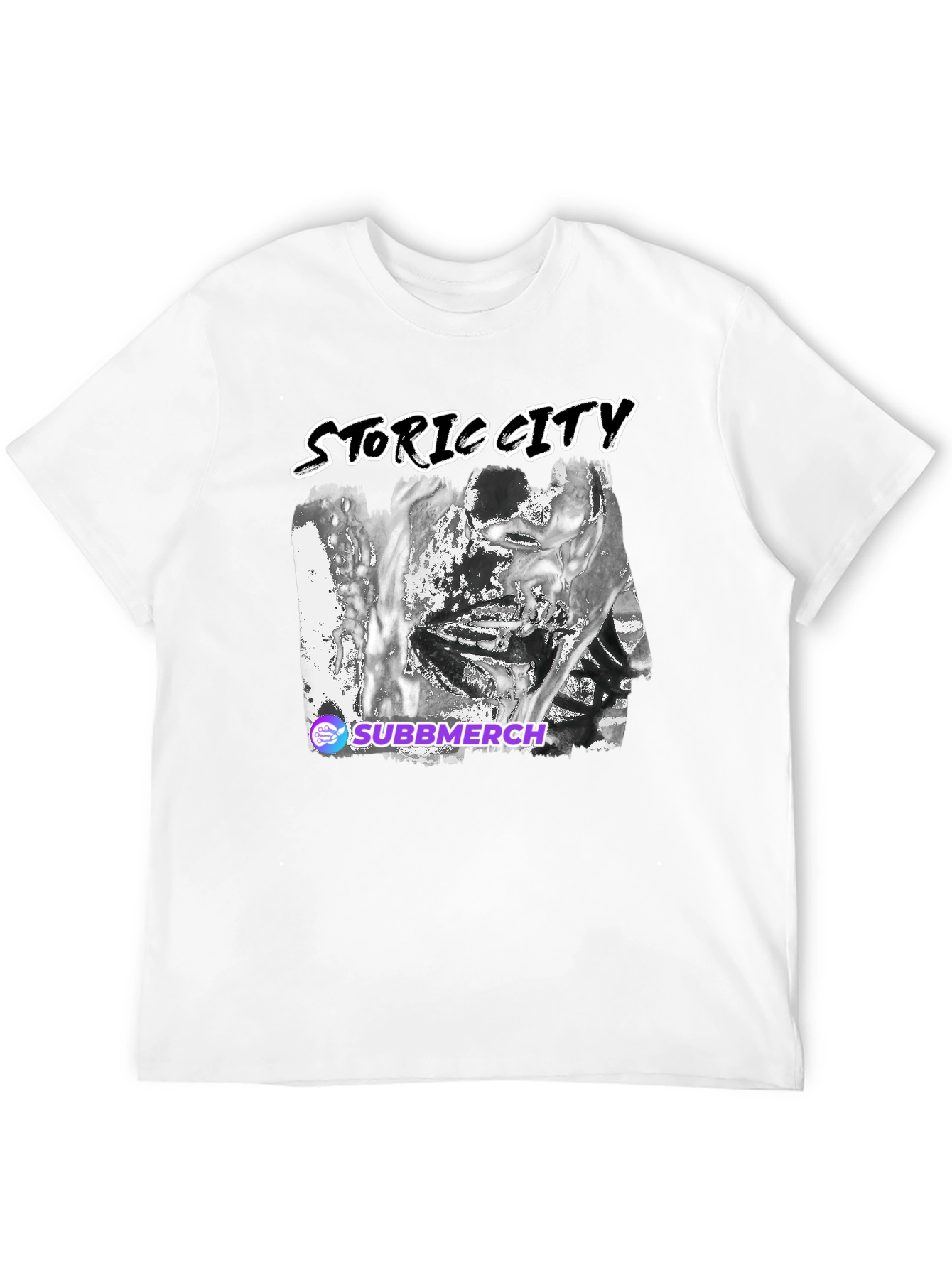 Black Storic City Black T-Shirt view 12