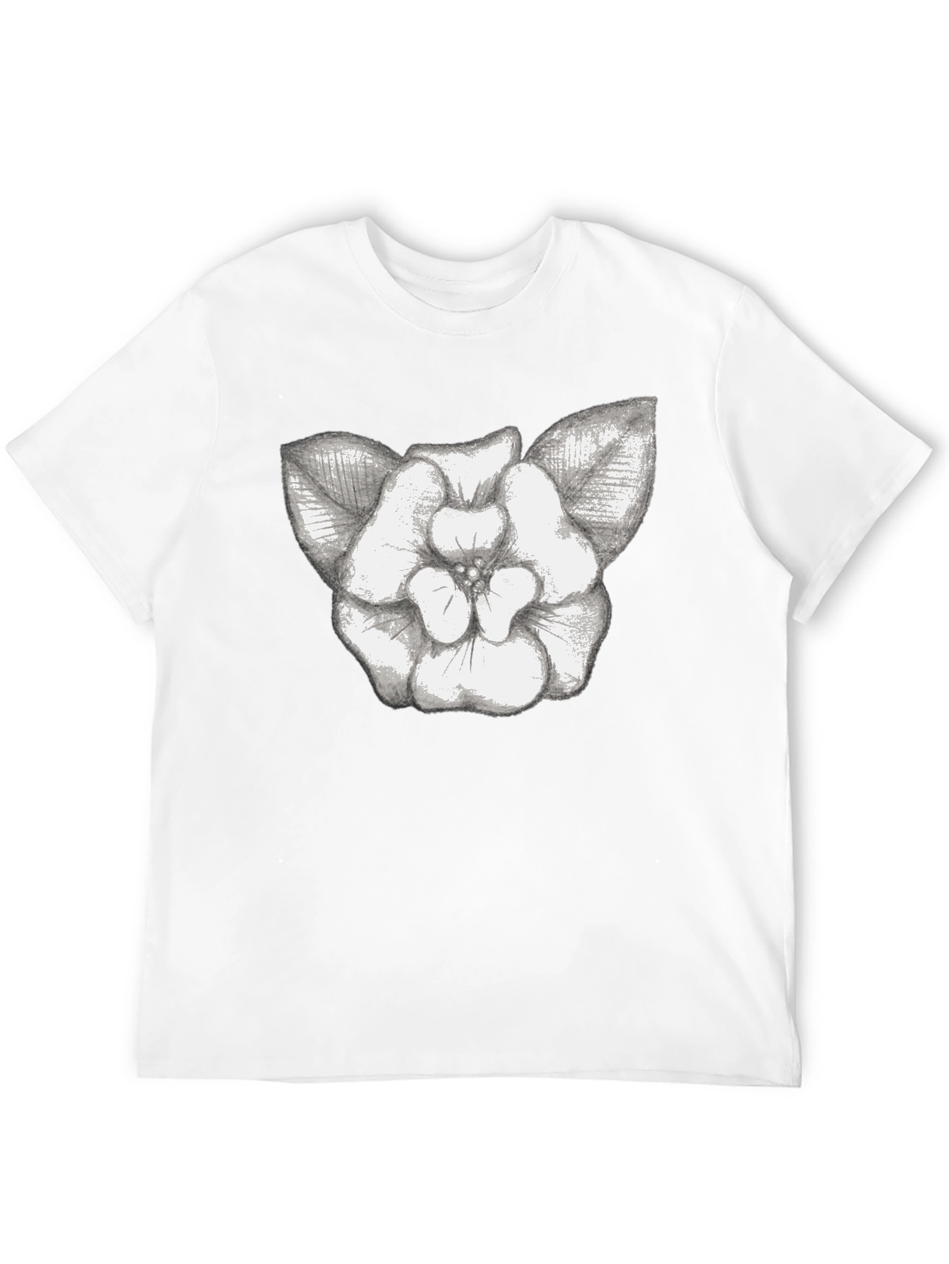 Black Floral Graphic Print Tee view 12